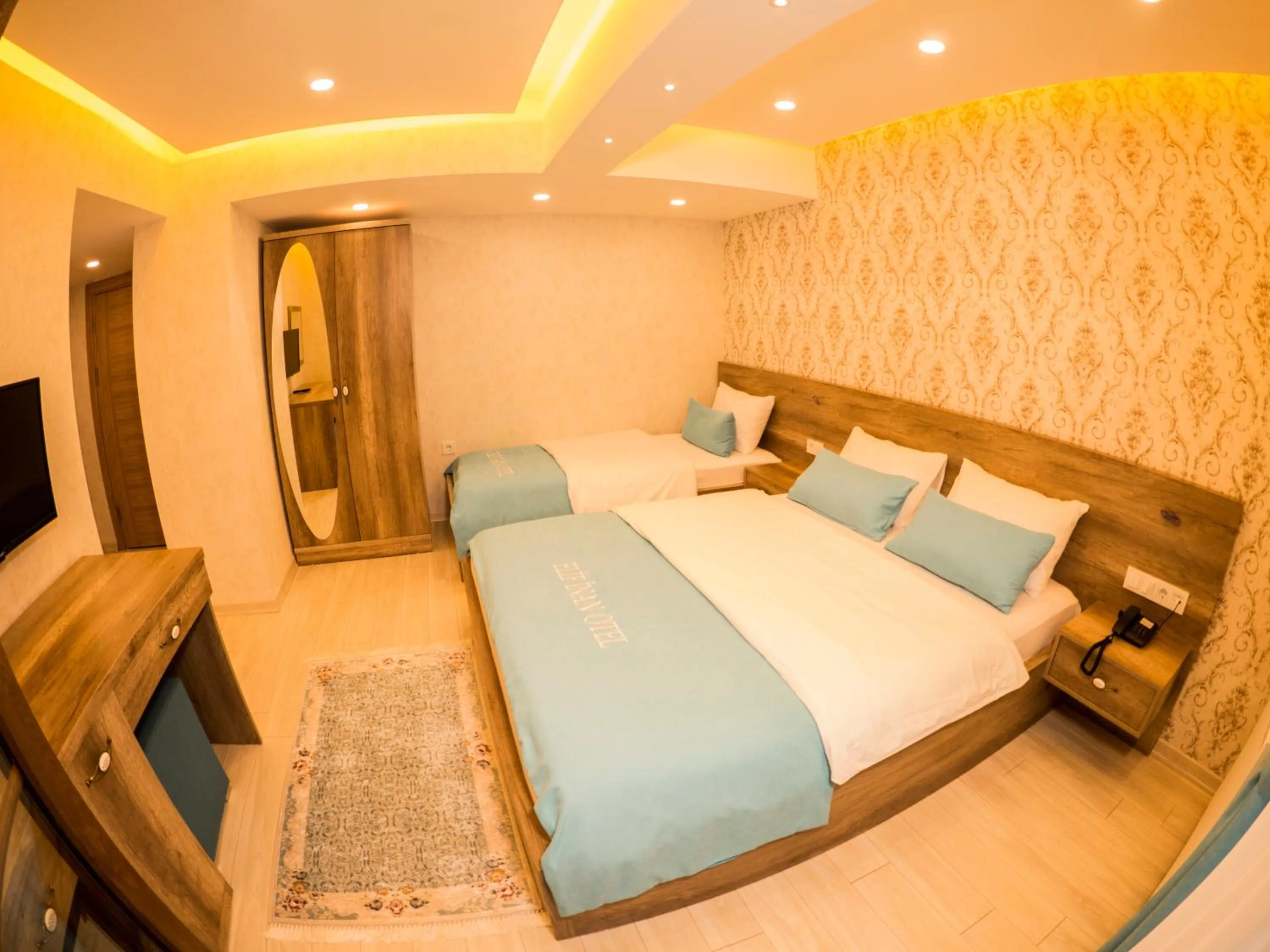 Bed in Elif Inan Hotel