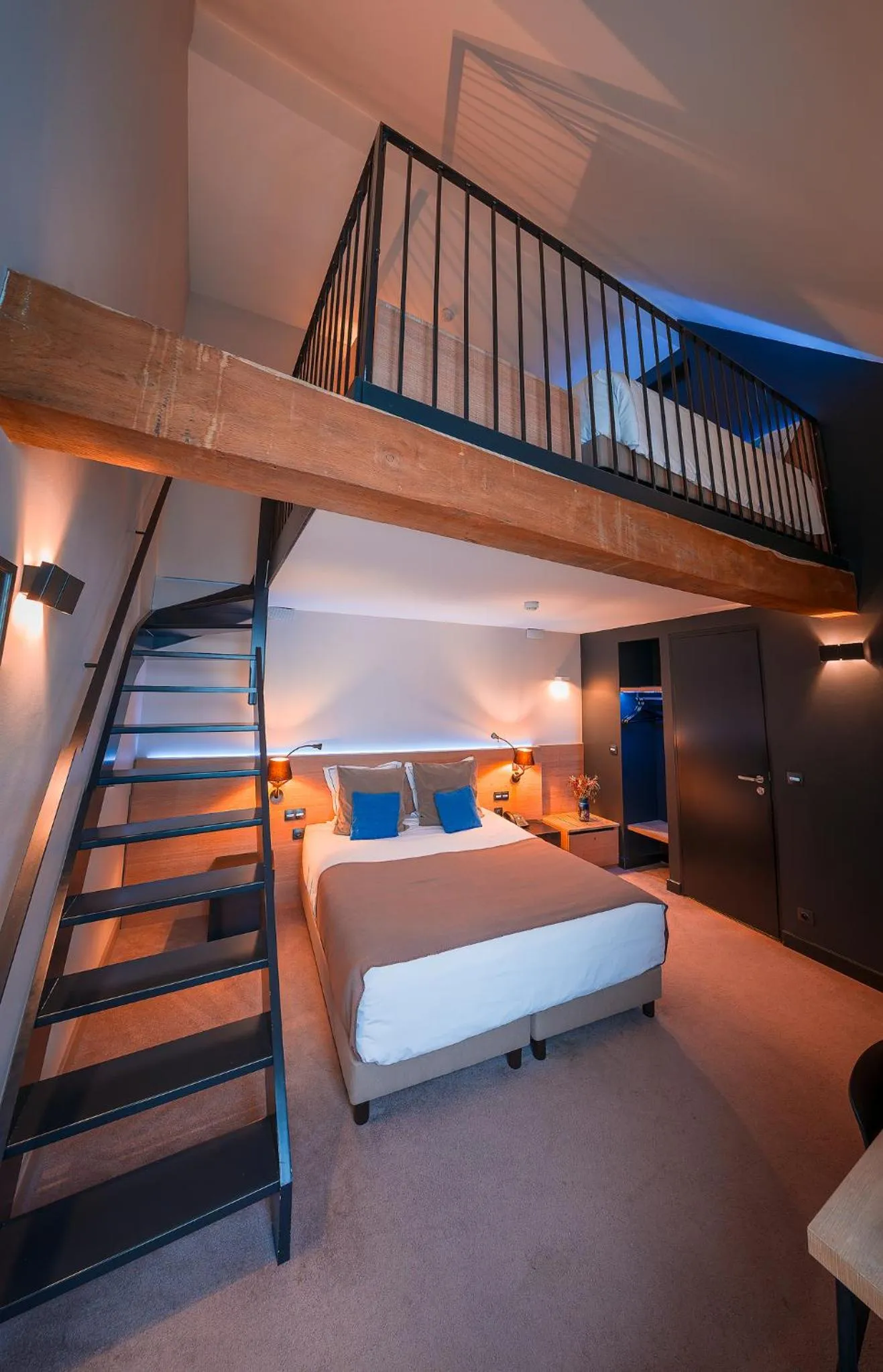 Bed in Hotel Neuvice