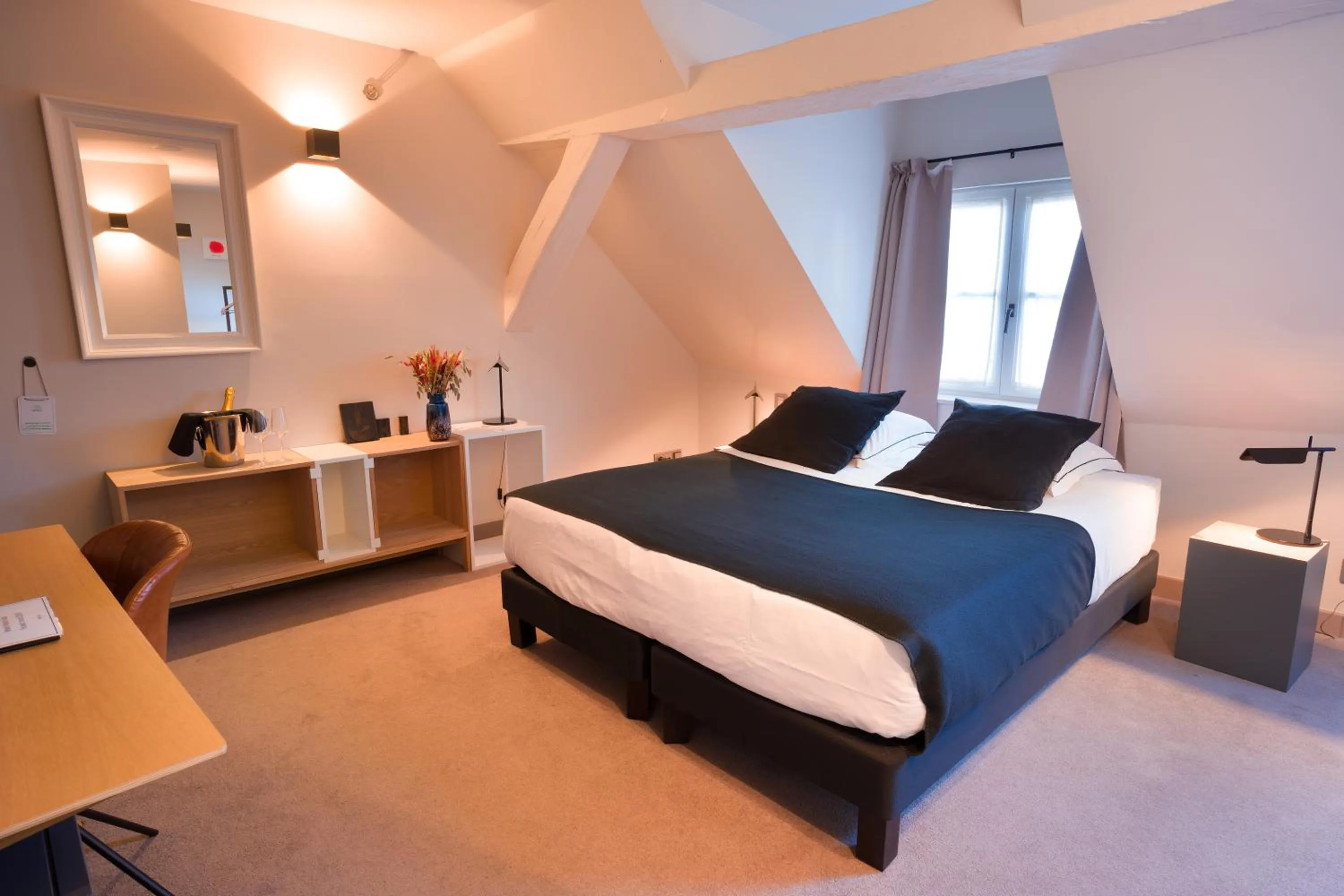 Bed in Hotel Neuvice