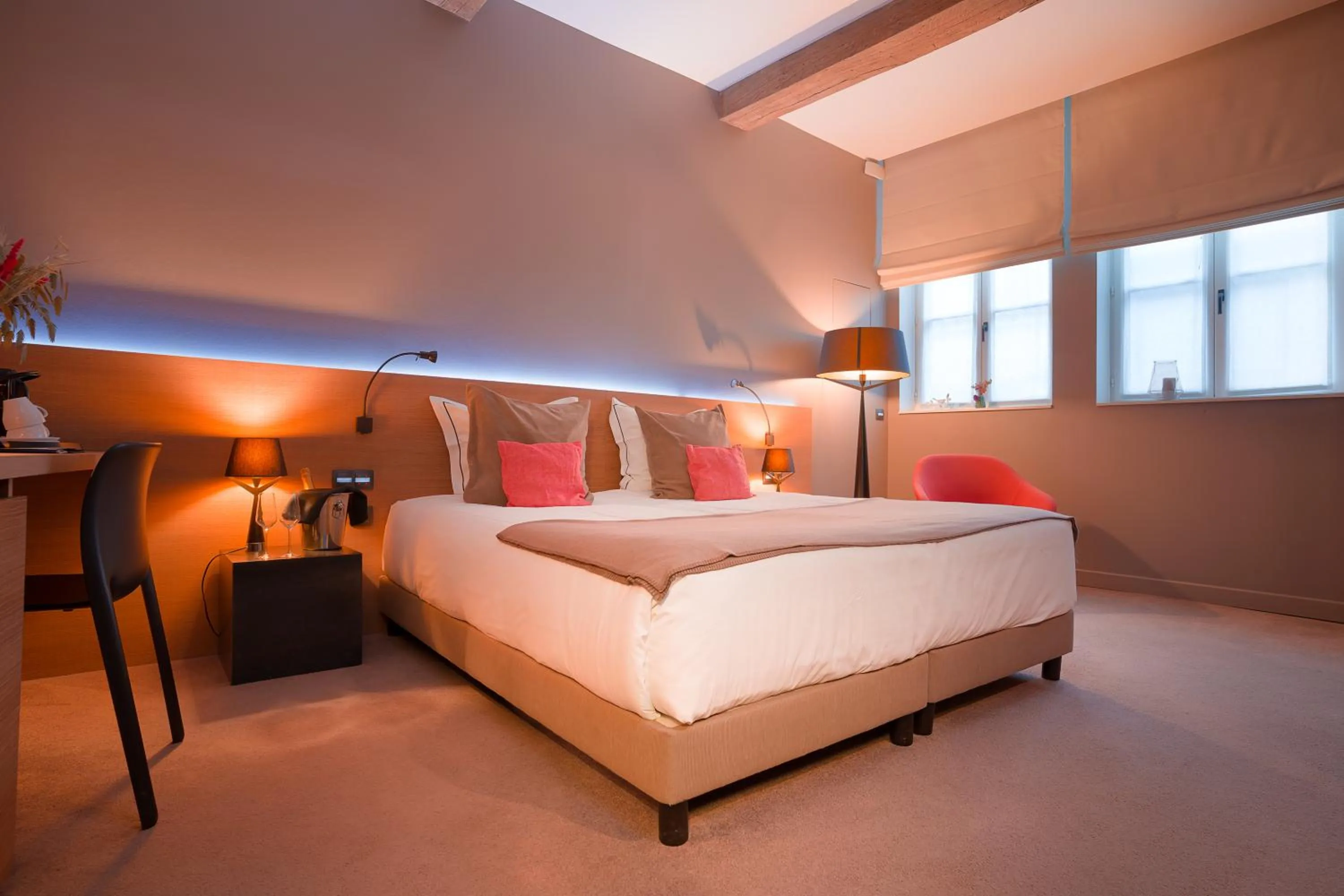 Bed in Hotel Neuvice