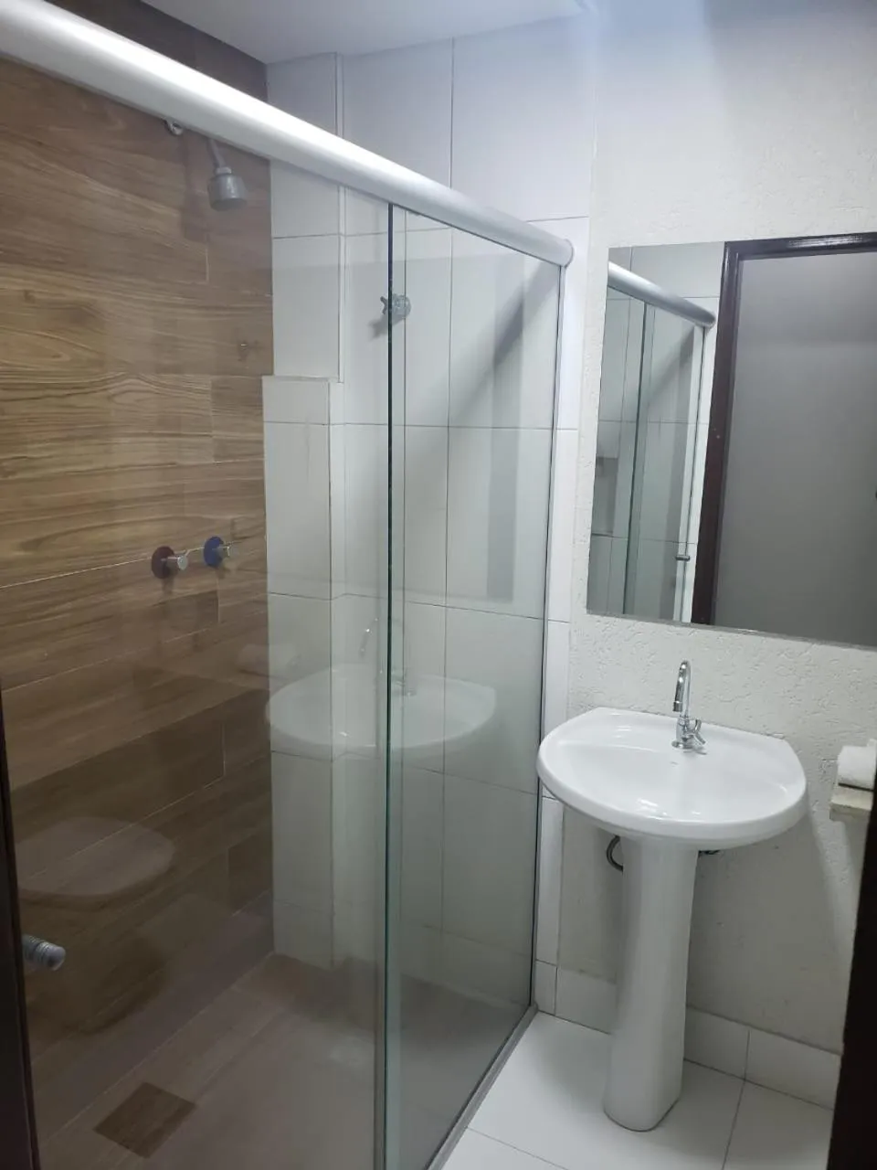 Bathroom in Hotel Astória Maringá