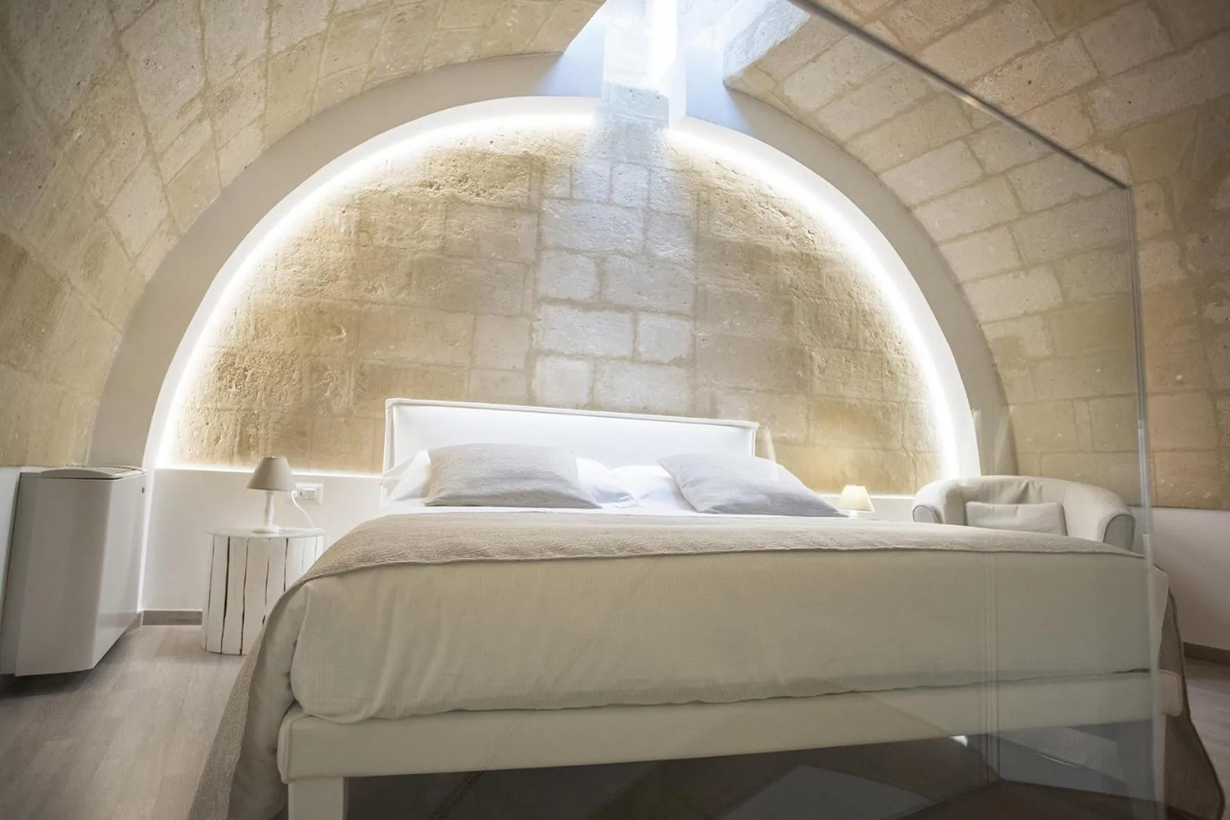 Bedroom, Bed in Palazzo Montemurro