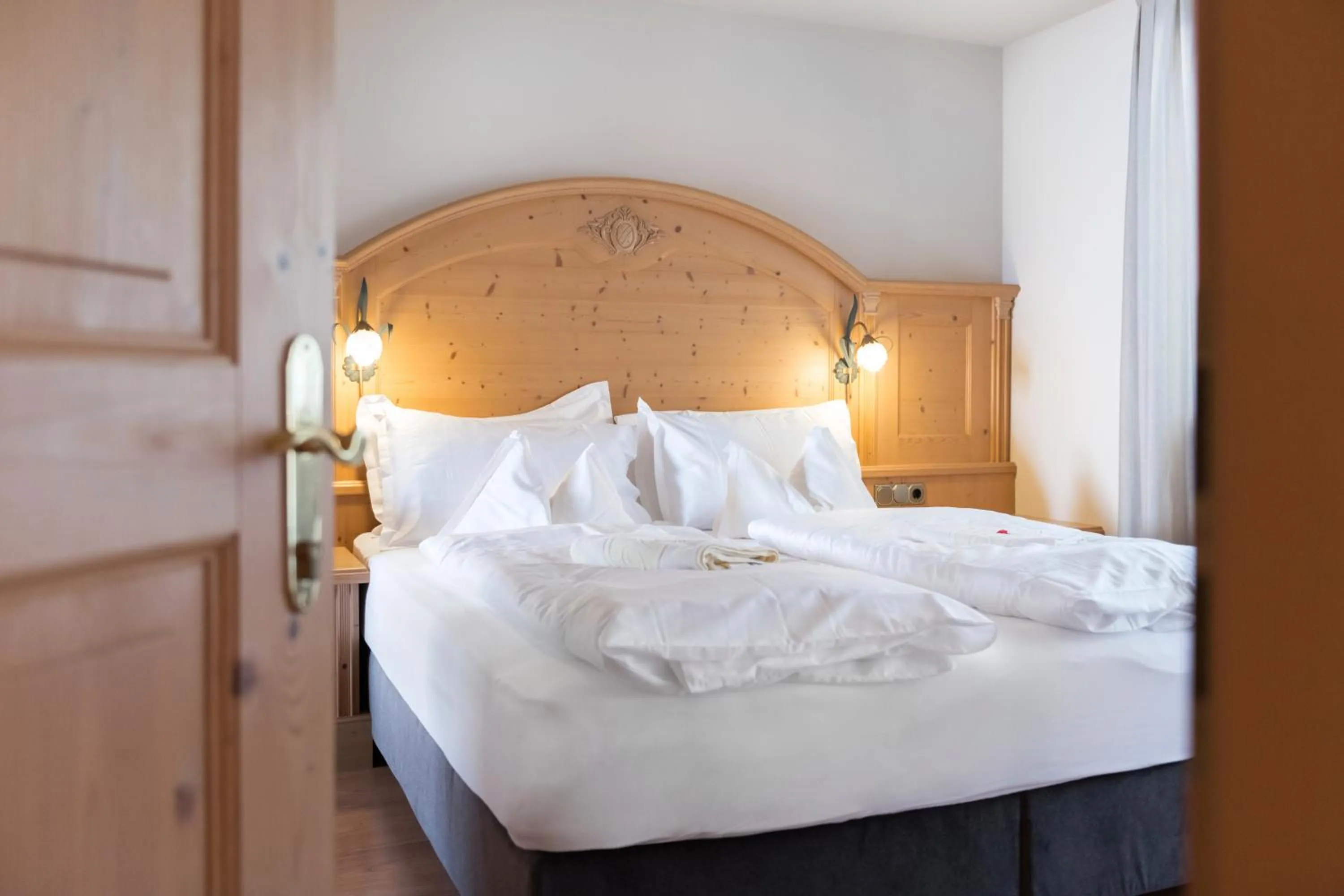 Bed in Wellness Residence Villa Leck