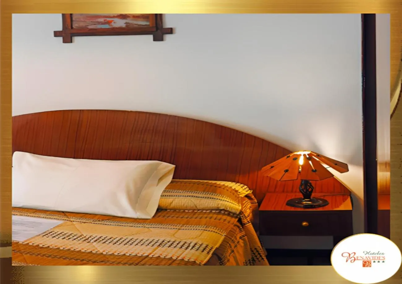 Bed in Hotel Benavides