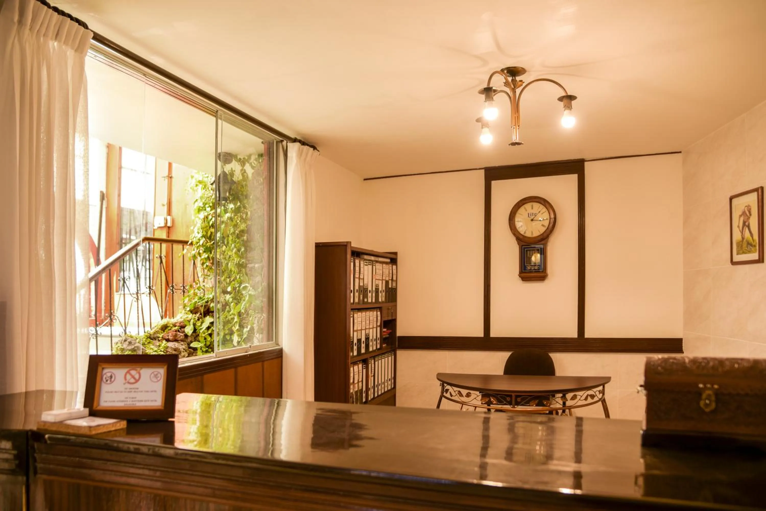 Lobby or reception in Hotel Benavides