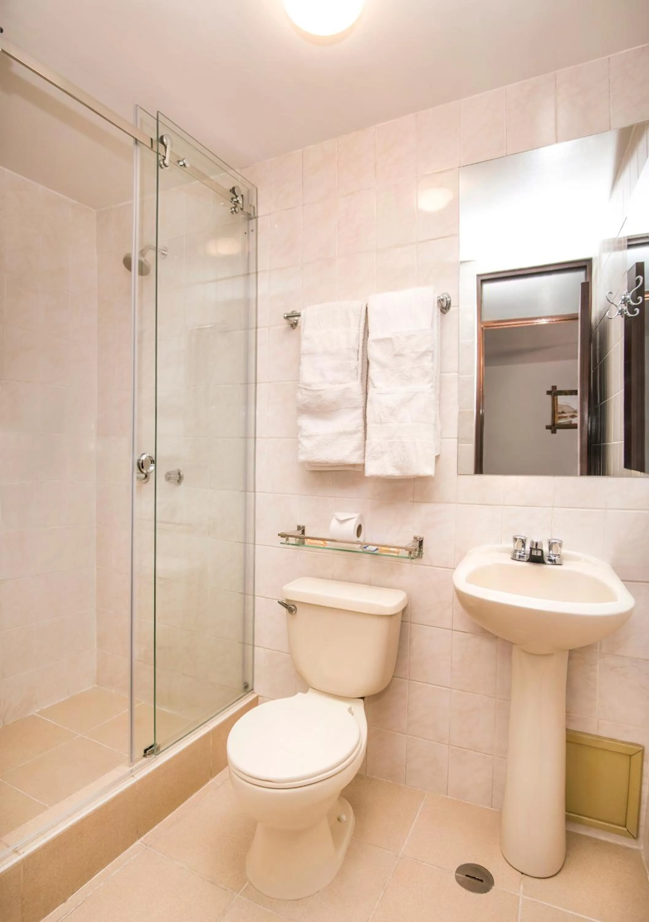 Shower in Hotel Benavides