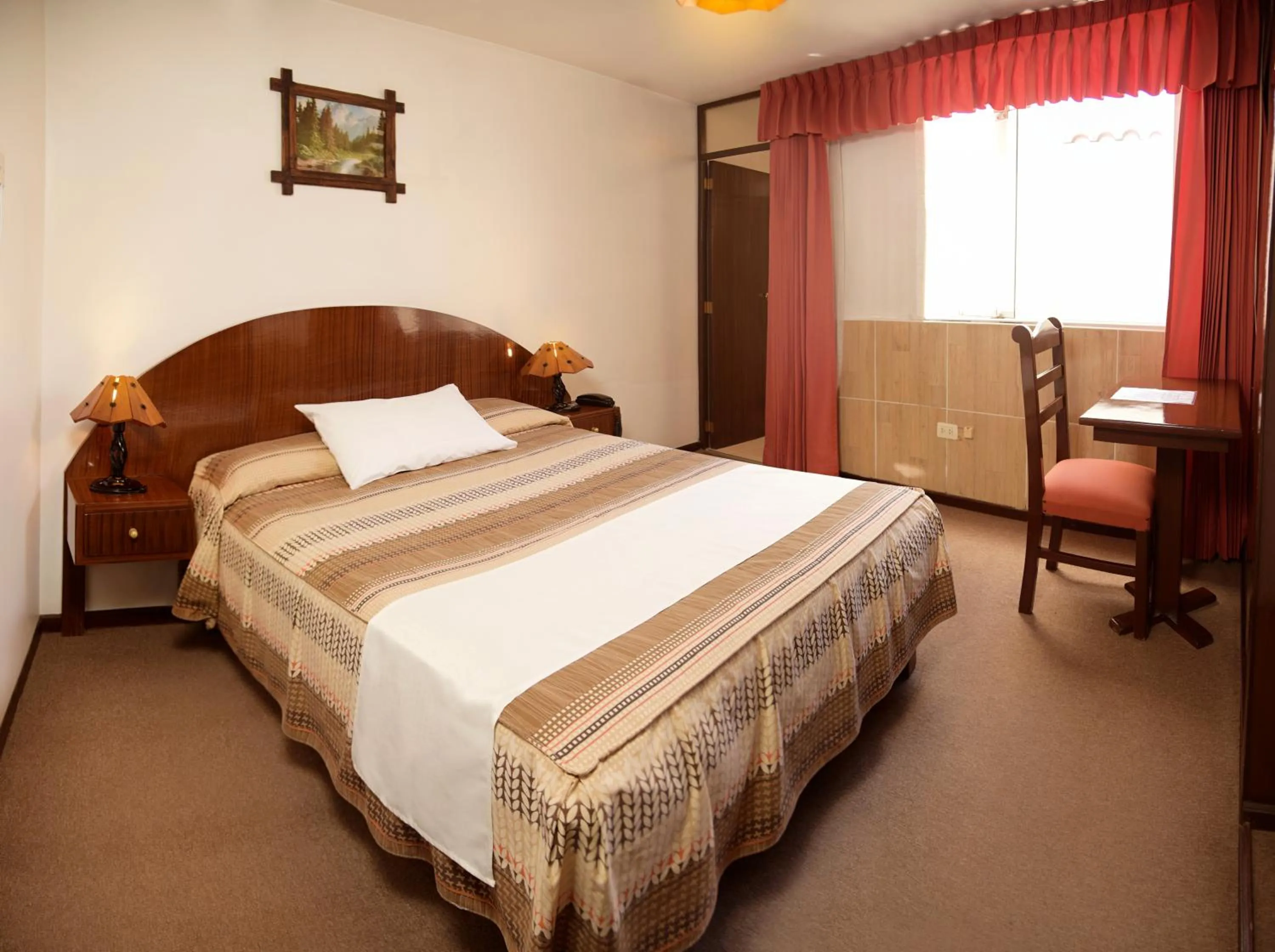 Bed in Hotel Benavides