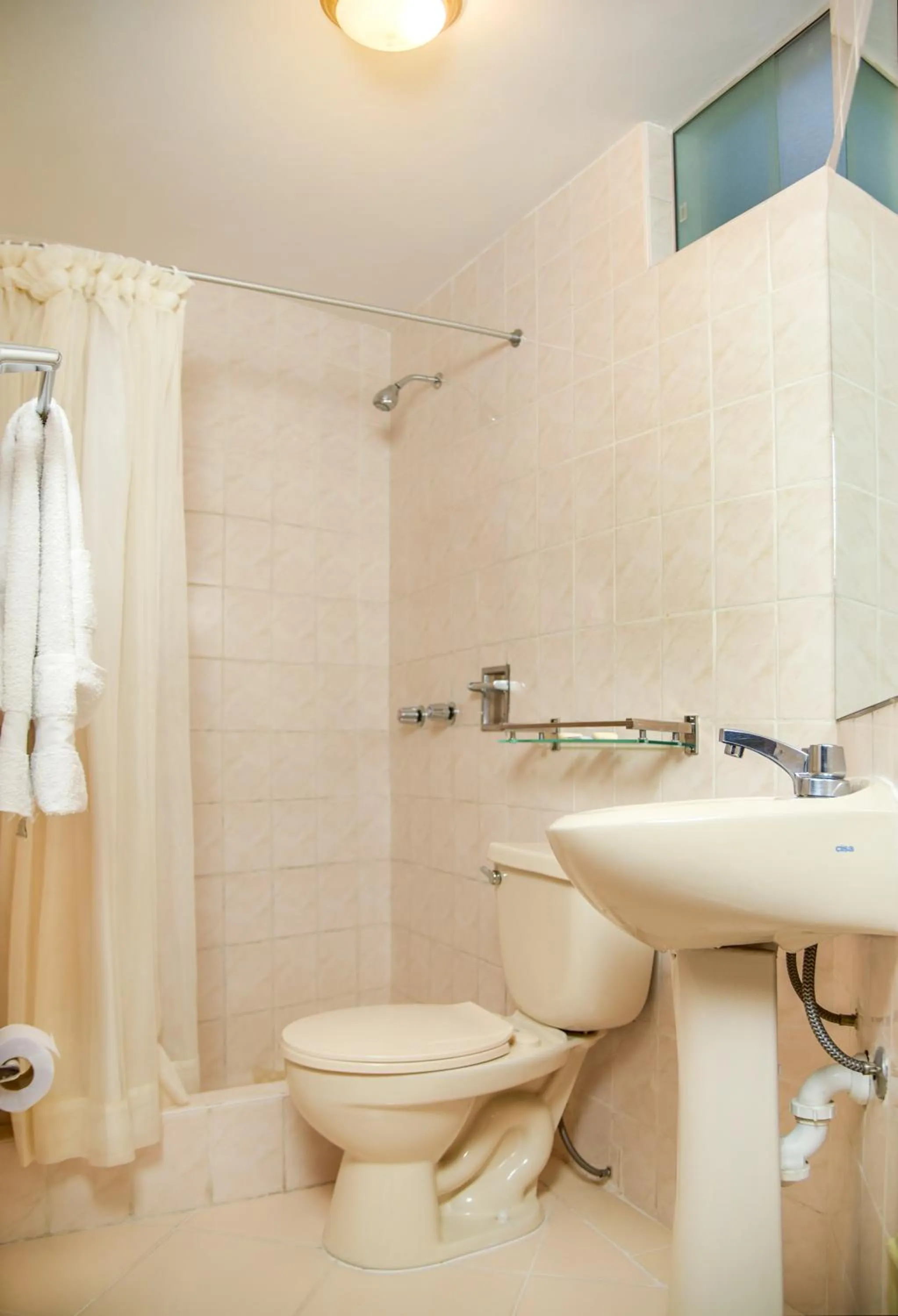 Shower in Hotel Benavides