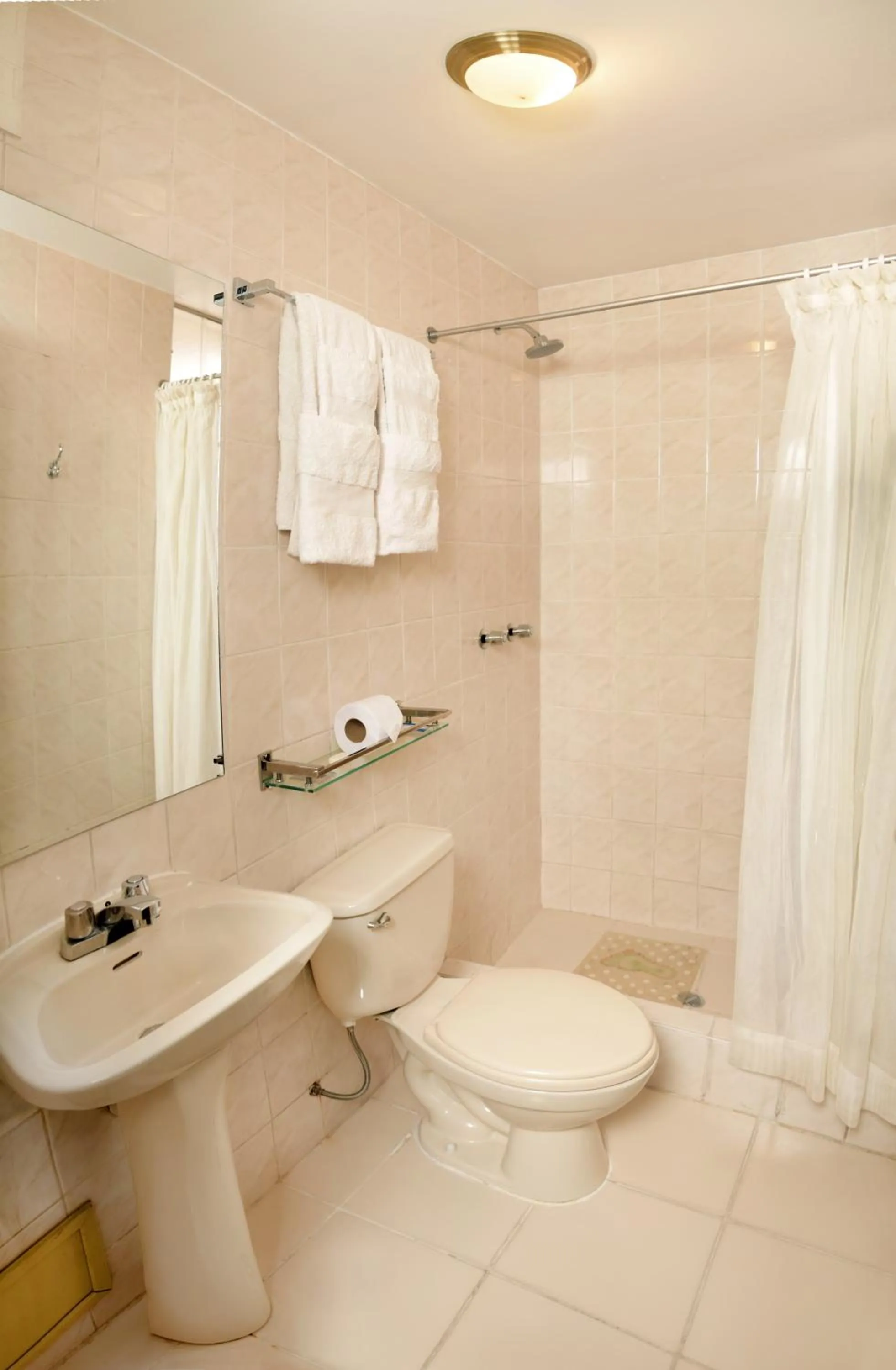 Shower in Hotel Benavides