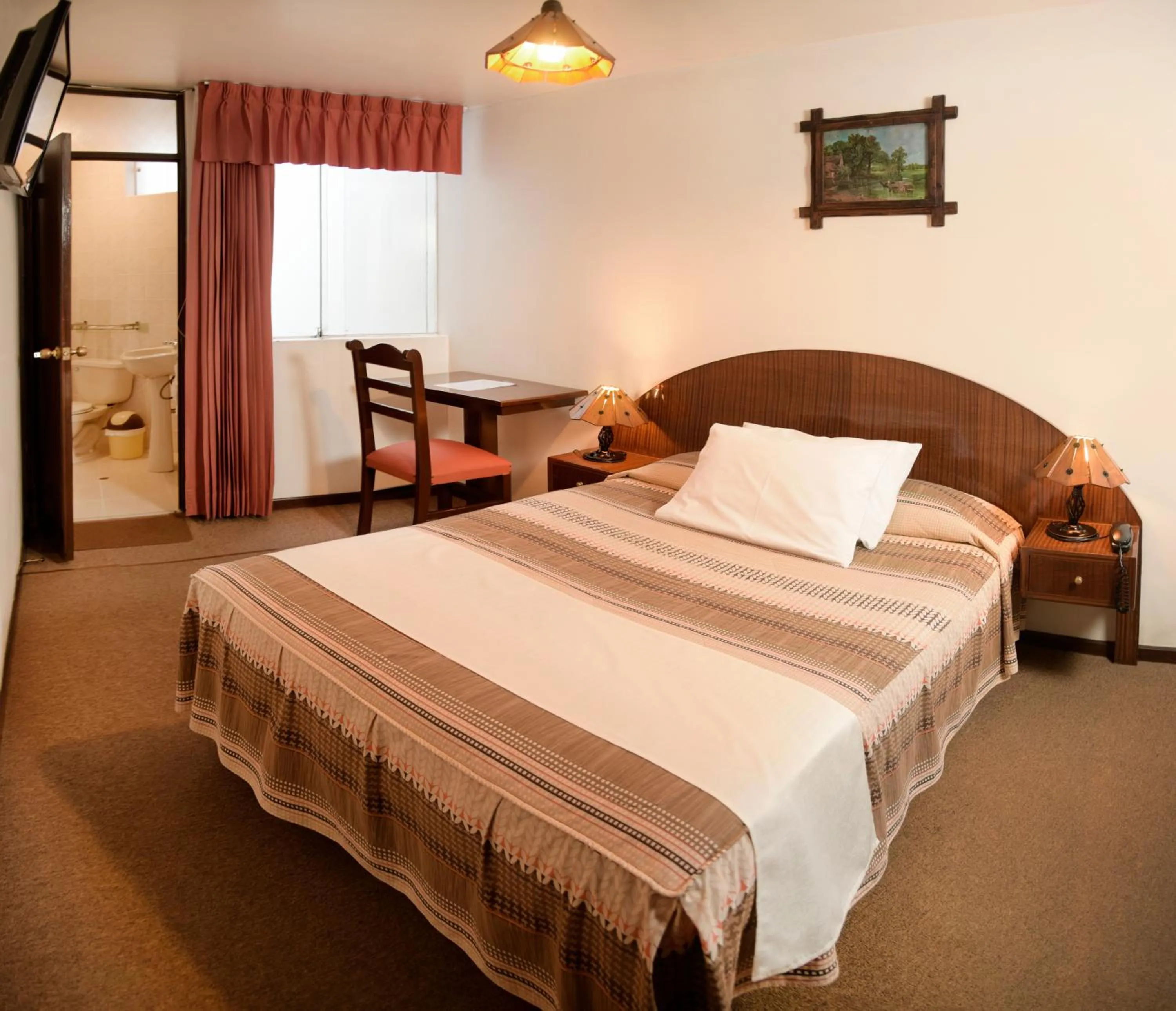 Bed in Hotel Benavides