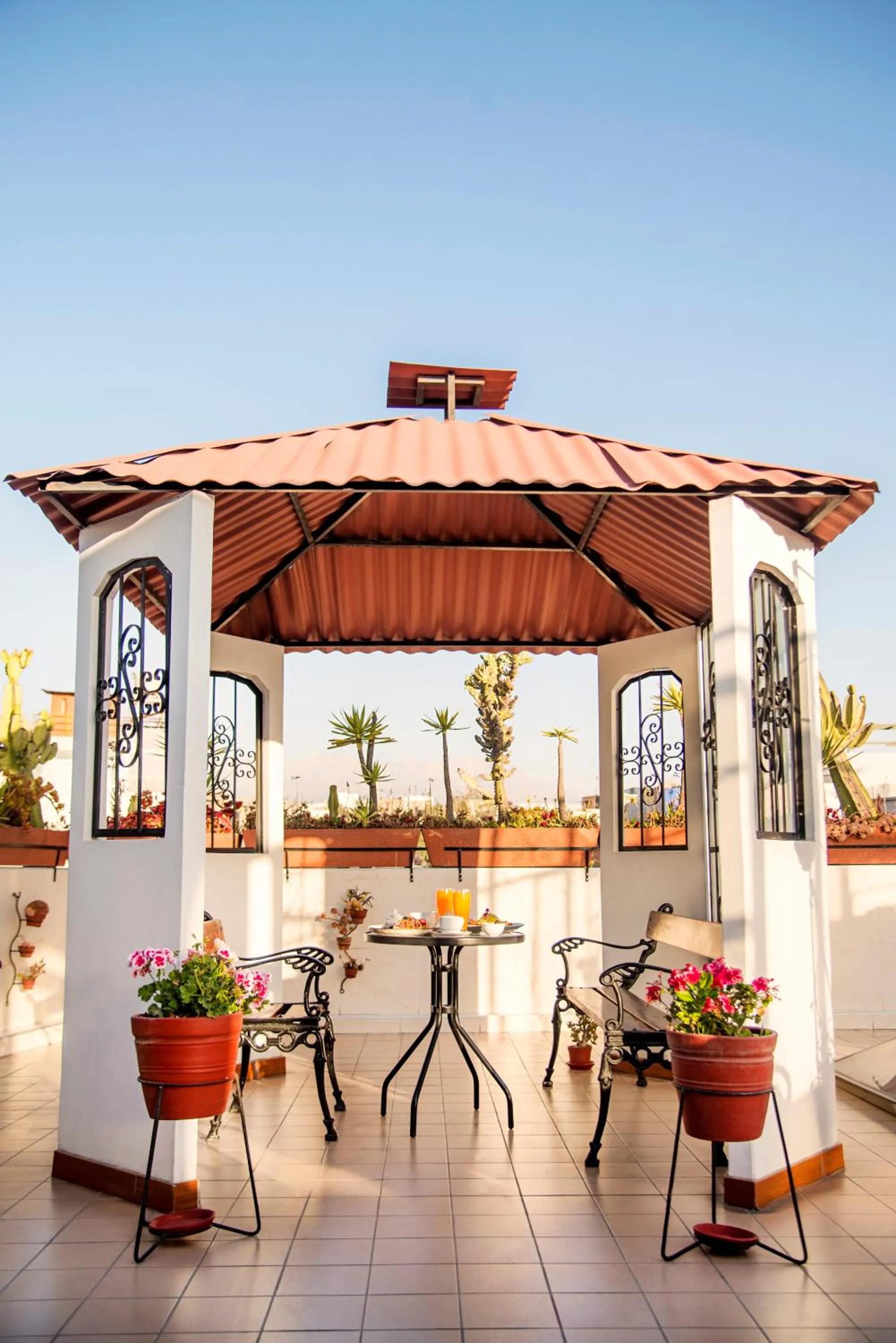 Patio in Hotel Benavides