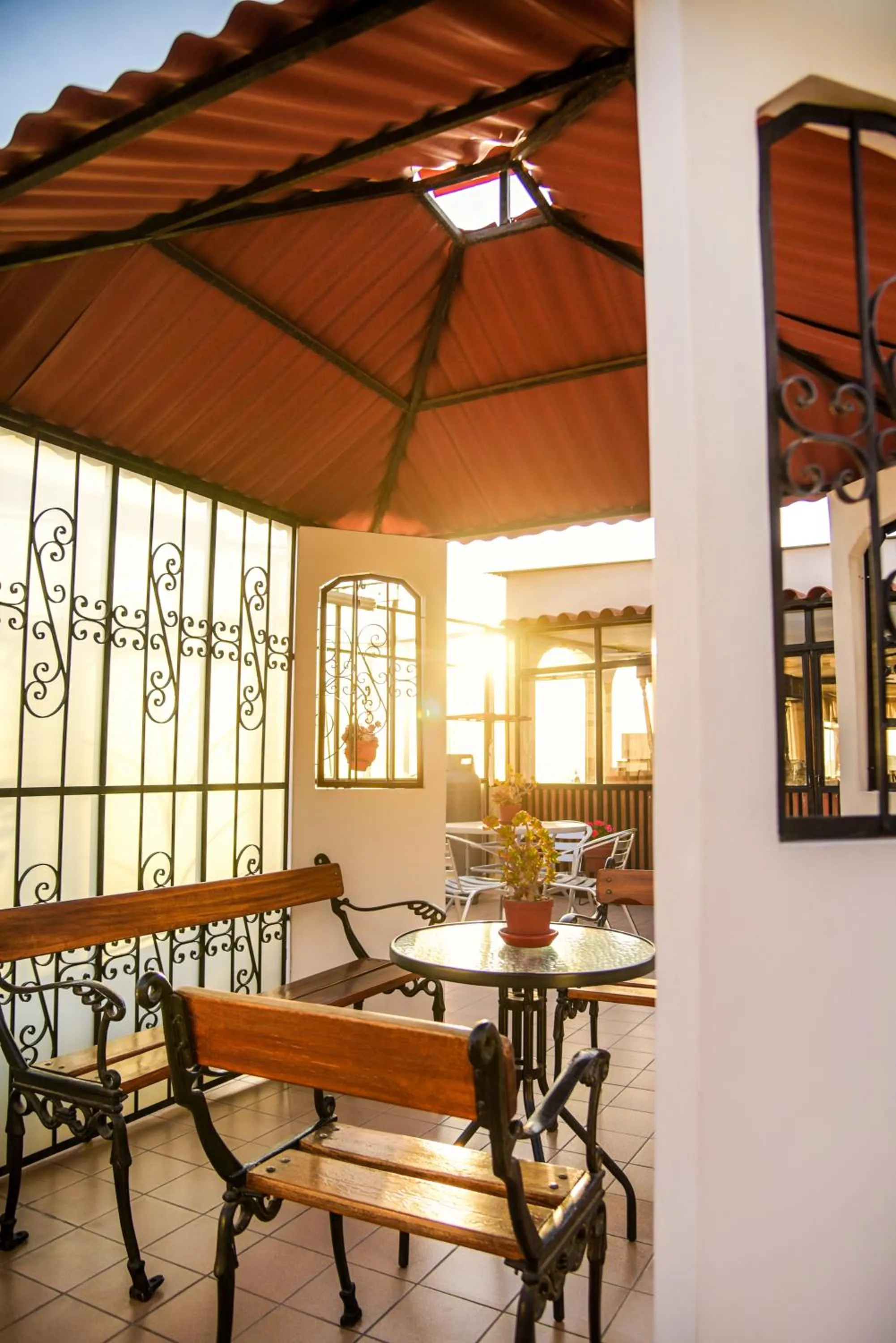 Patio in Hotel Benavides