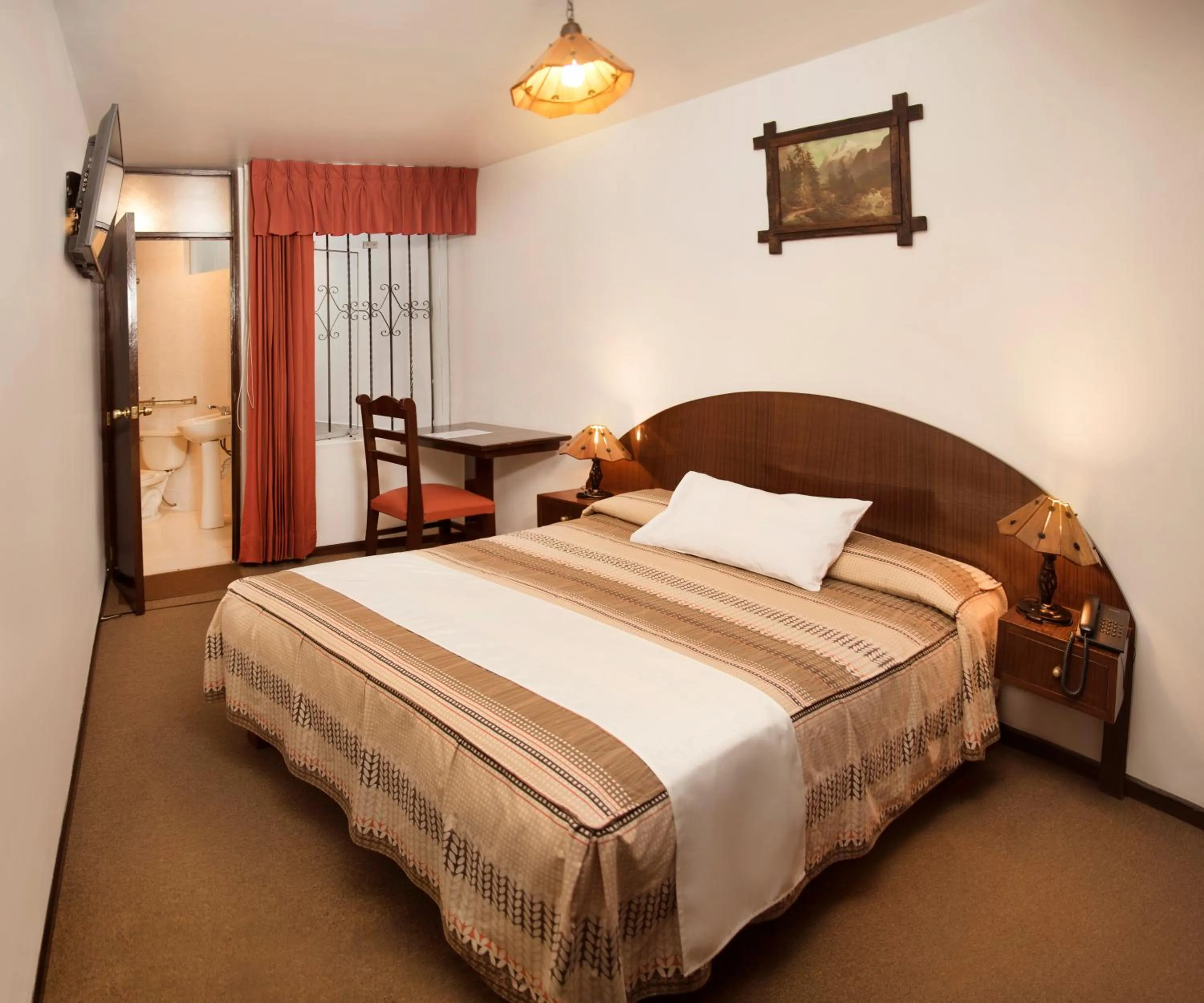 Bed in Hotel Benavides