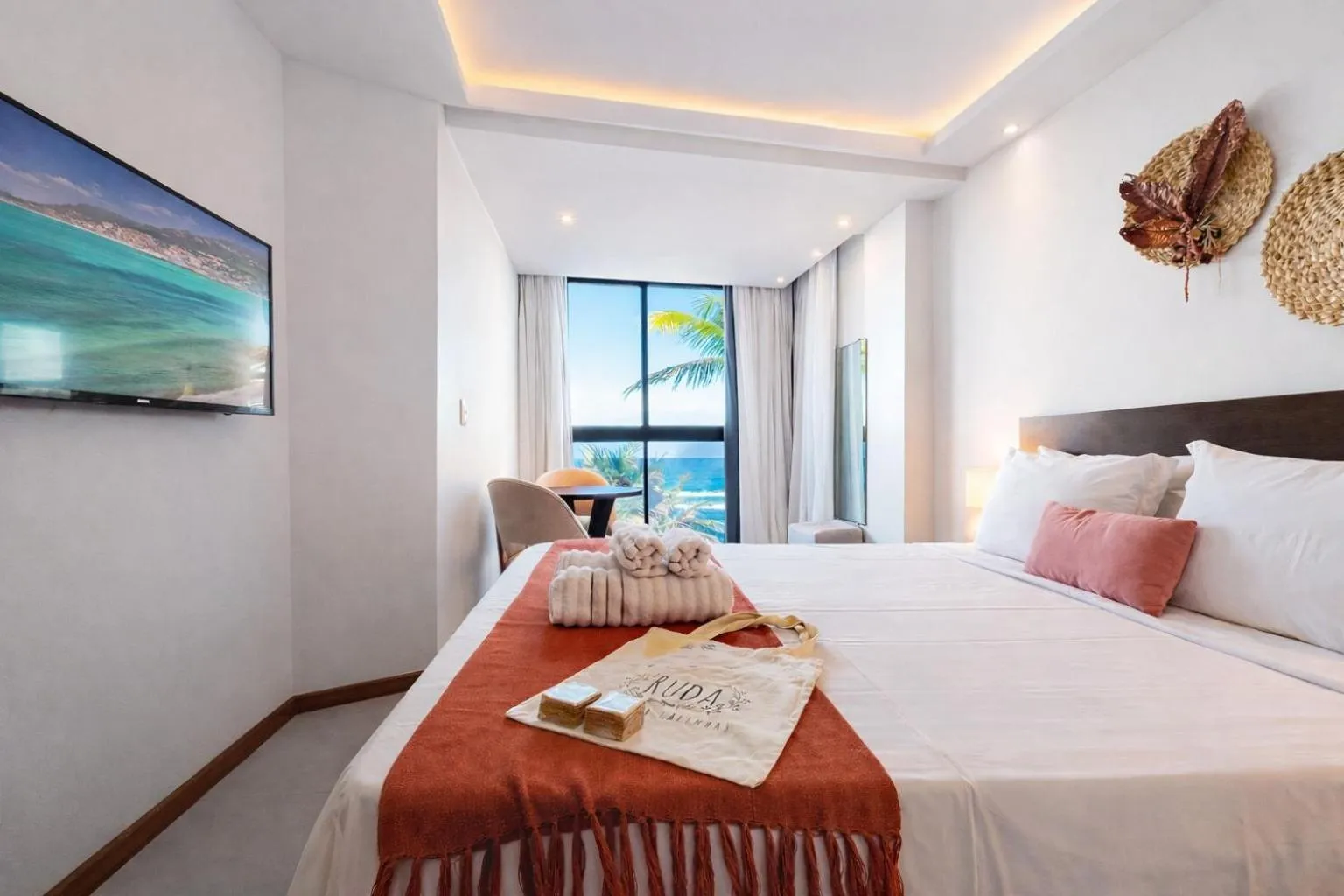 Bedroom, Bed in Rudá Boutique Hotel Porto de Galinhas