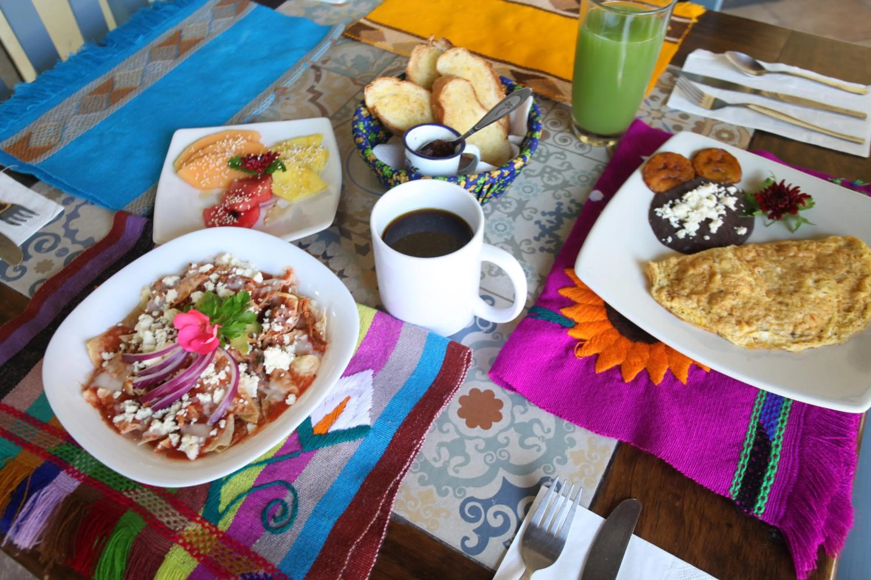 Breakfast in Hotel Ocho Barrios