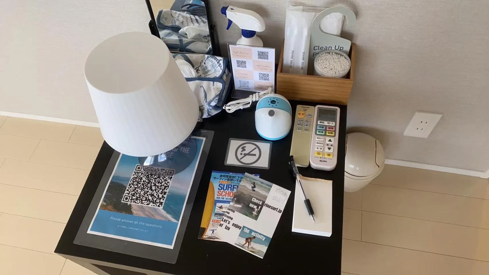 towels in insidey 海から歩いて10分 walk from the sea Tatadobeach Iritabeach 10min