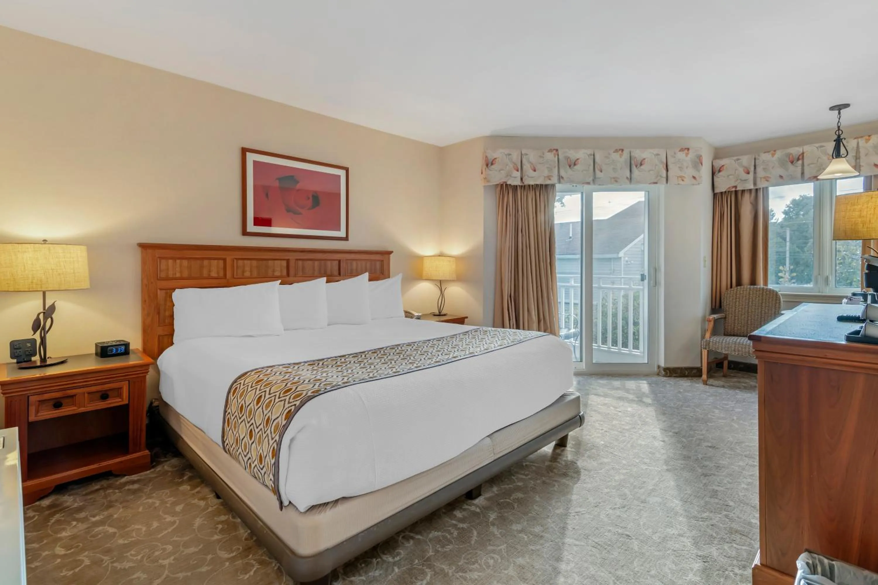Bed in Meadowmere Resort
