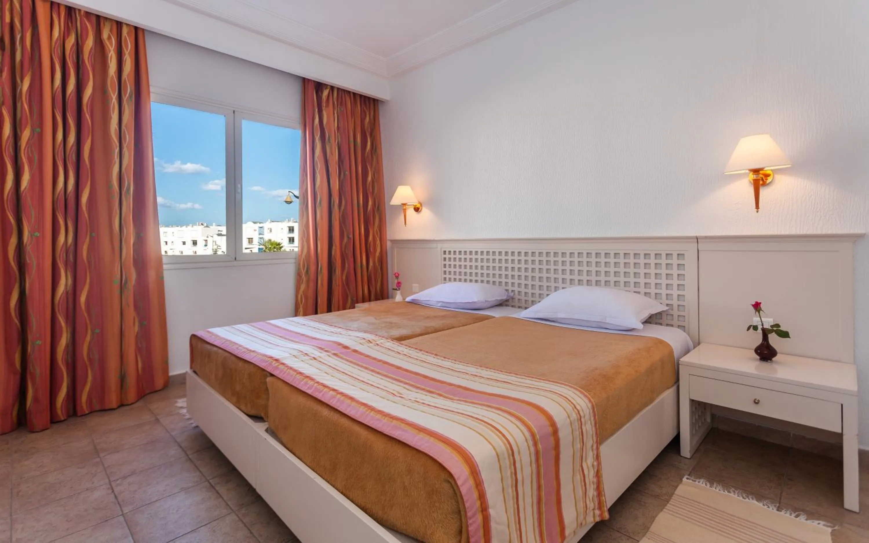 Bed in Le Corail Apart'Hotel & Splash Park