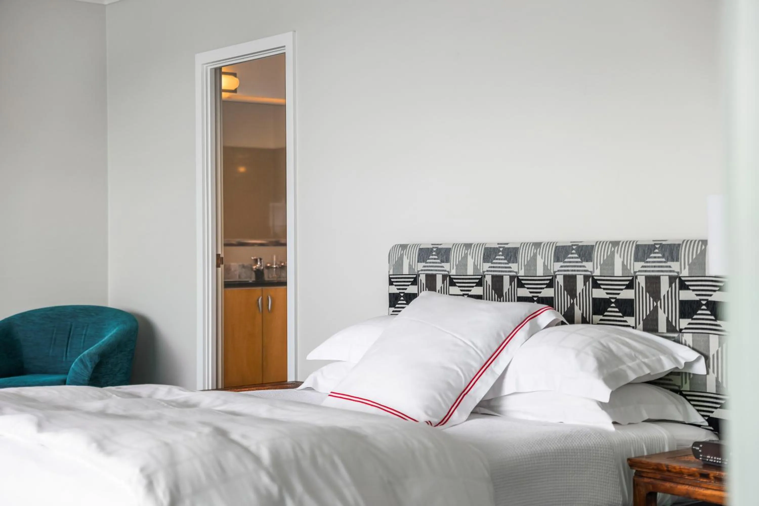 Bed in Auckland Waterfront Serviced Apartments on Prince's Wharf