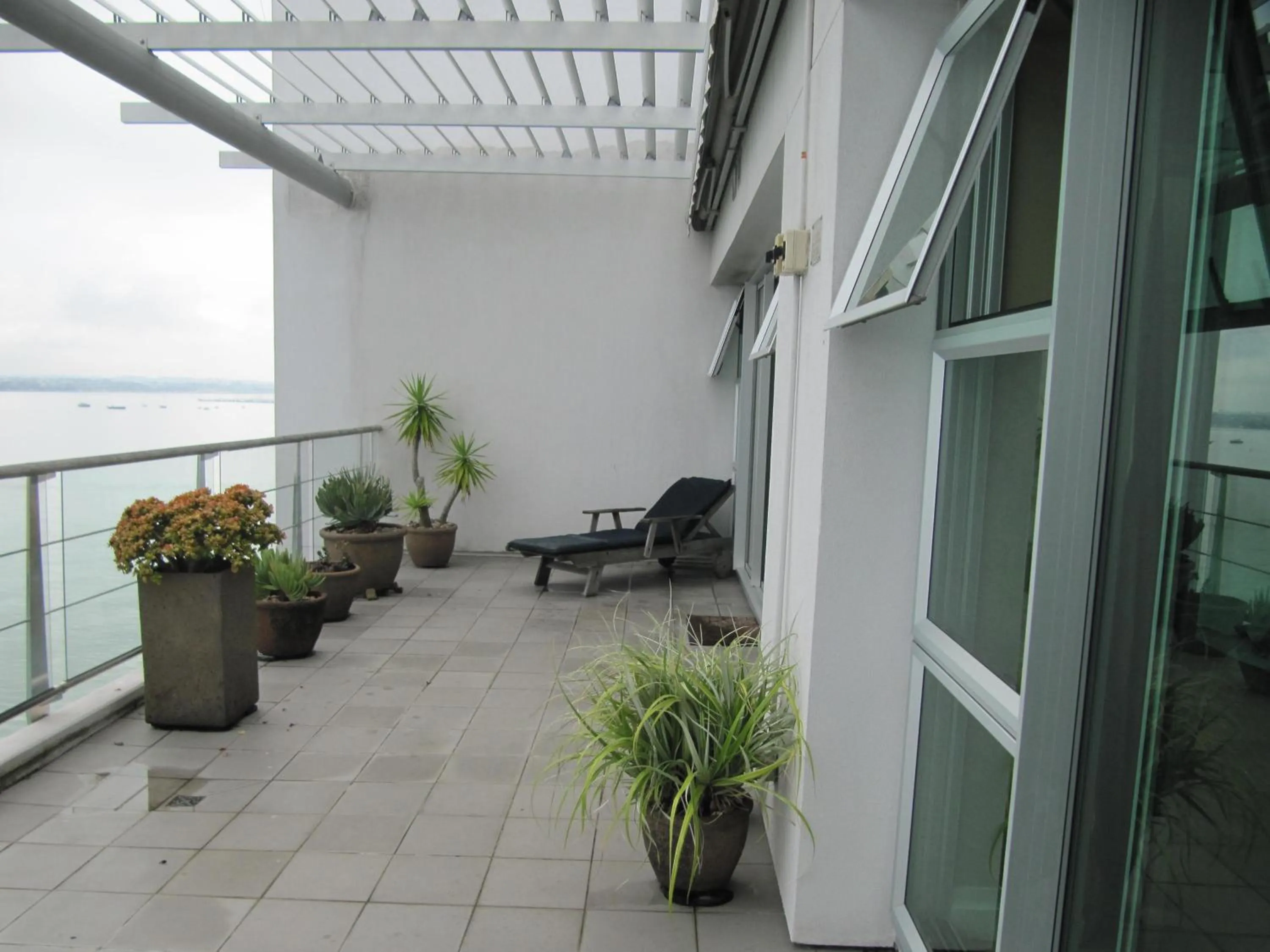 Balcony/Terrace in Auckland Waterfront Serviced Apartments on Prince's Wharf