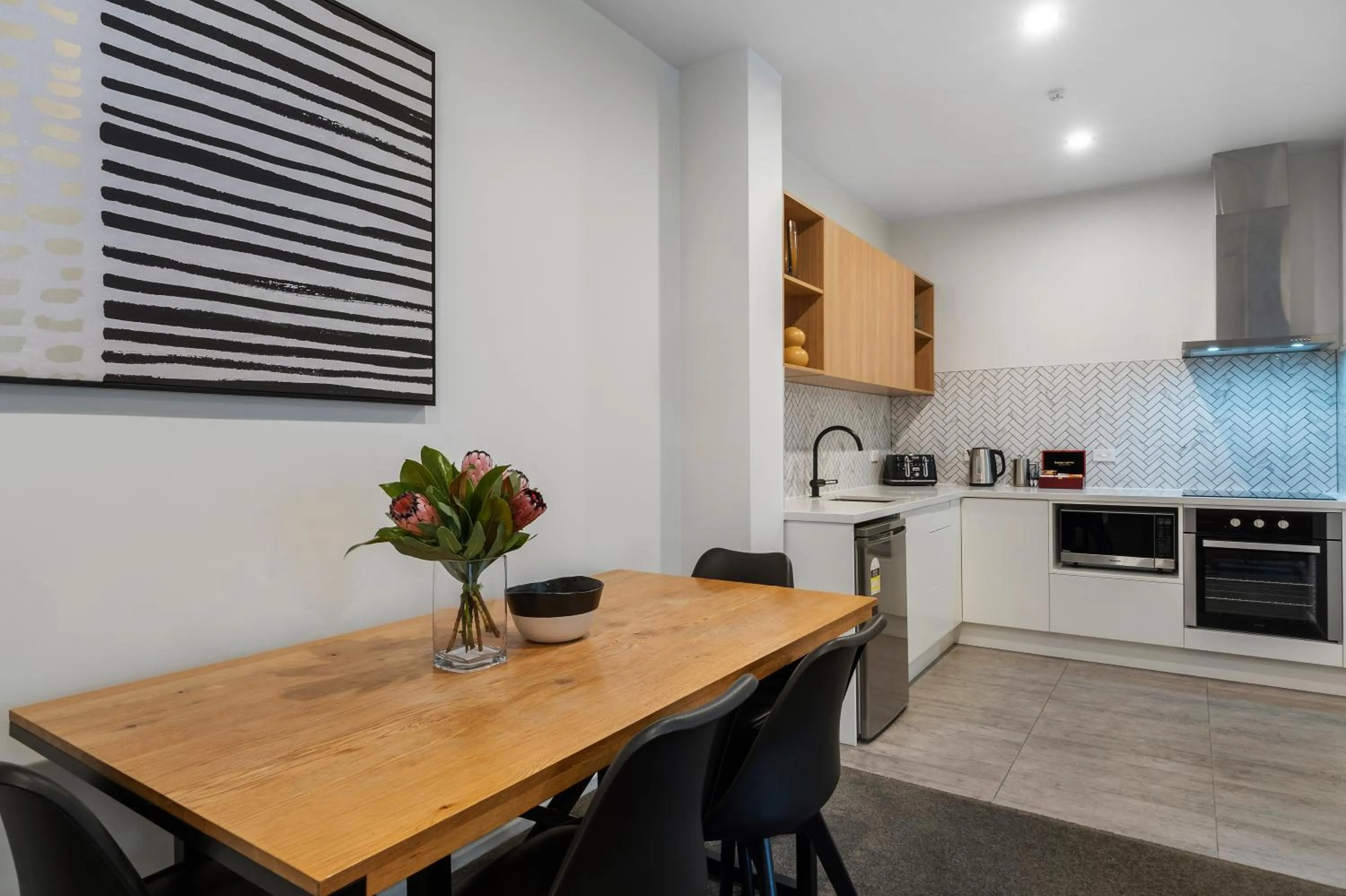 Kitchen or kitchenette in Southwark Hotel & Apartments