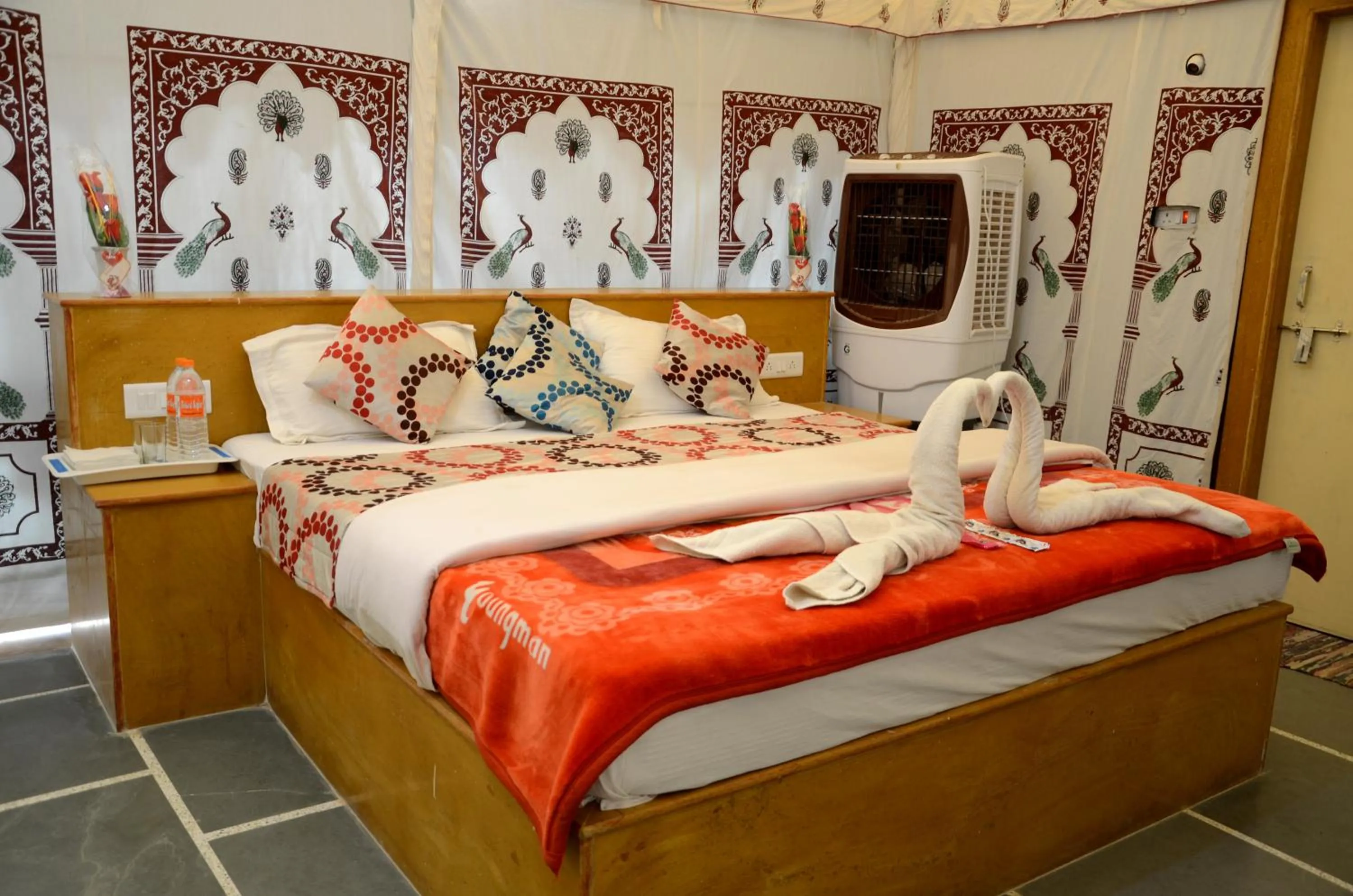 Bed in Oasis camp sam