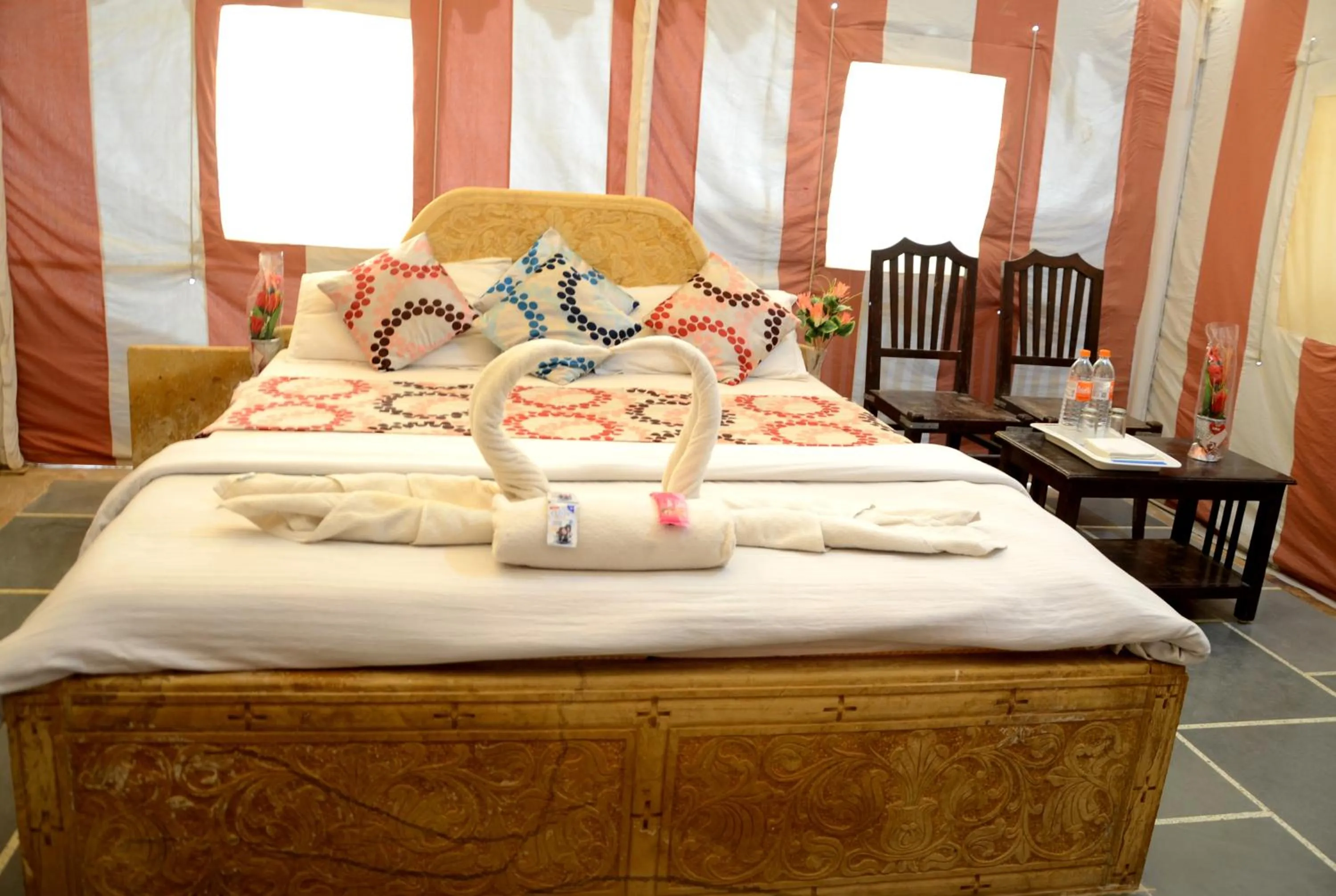 Bed in Oasis camp sam