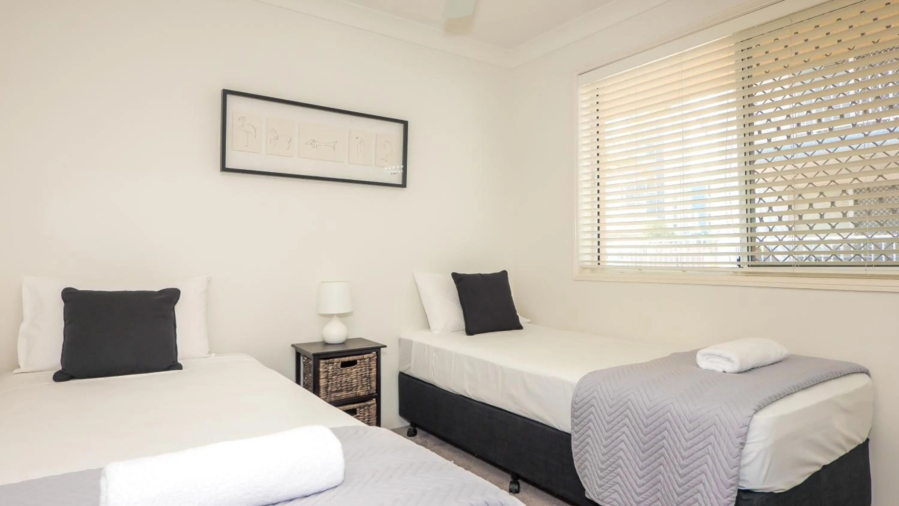 Bedroom, Bed in Jubilee Views Holiday Apartments