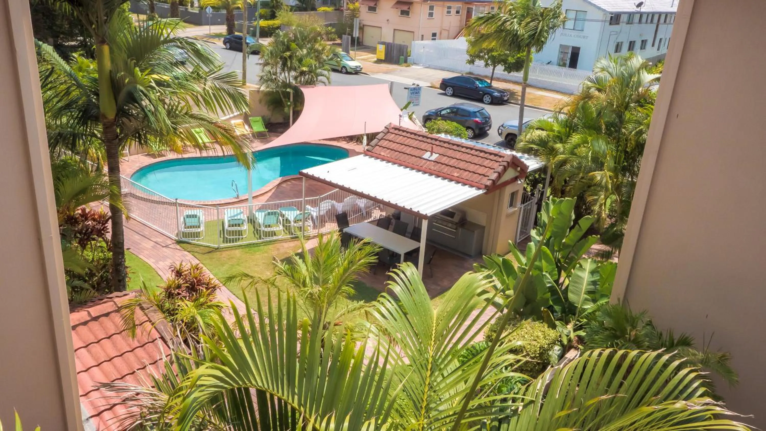 BBQ facilities in Jubilee Views Holiday Apartments