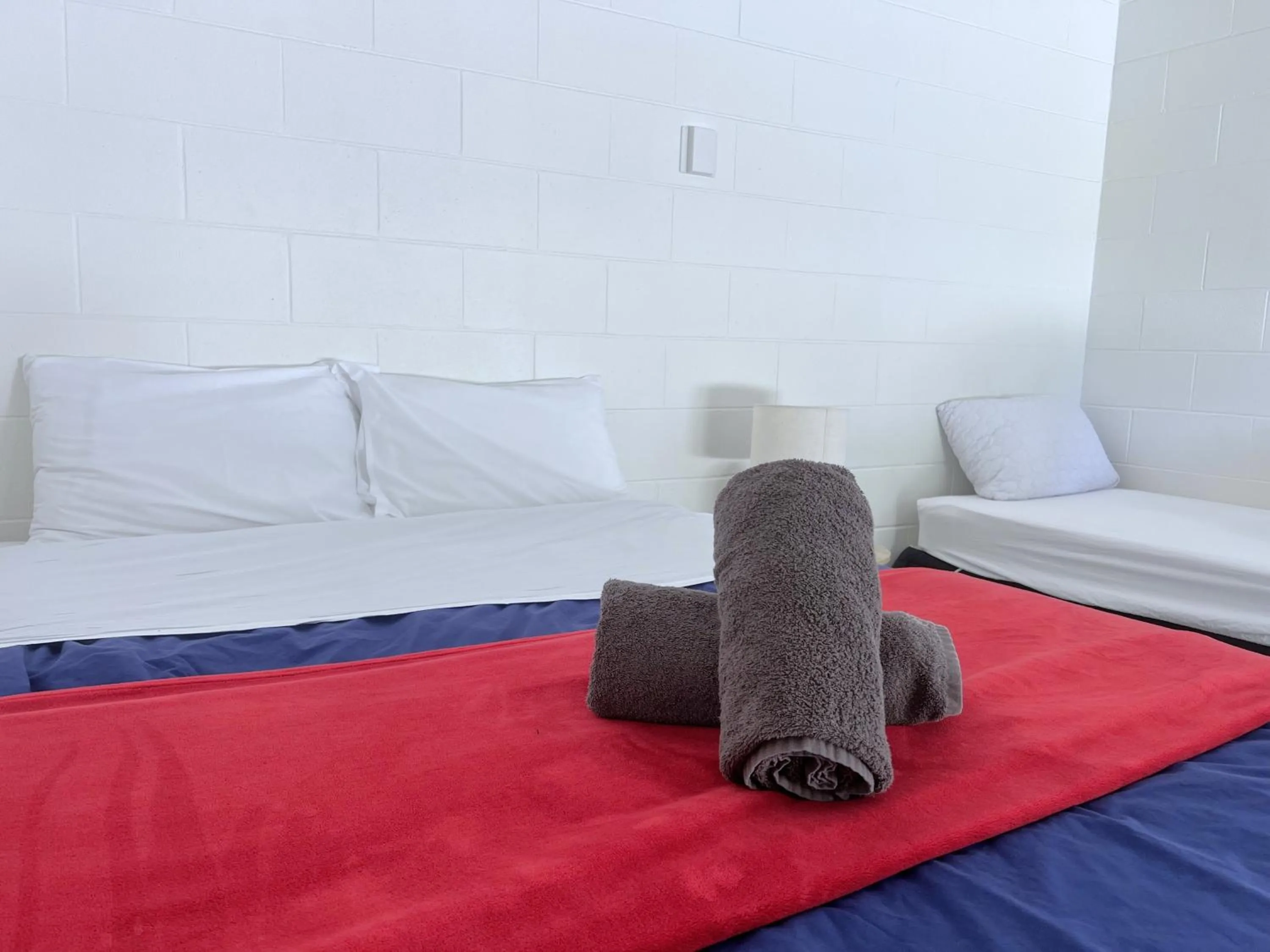 Bed in Mt Aspiring Holiday Park