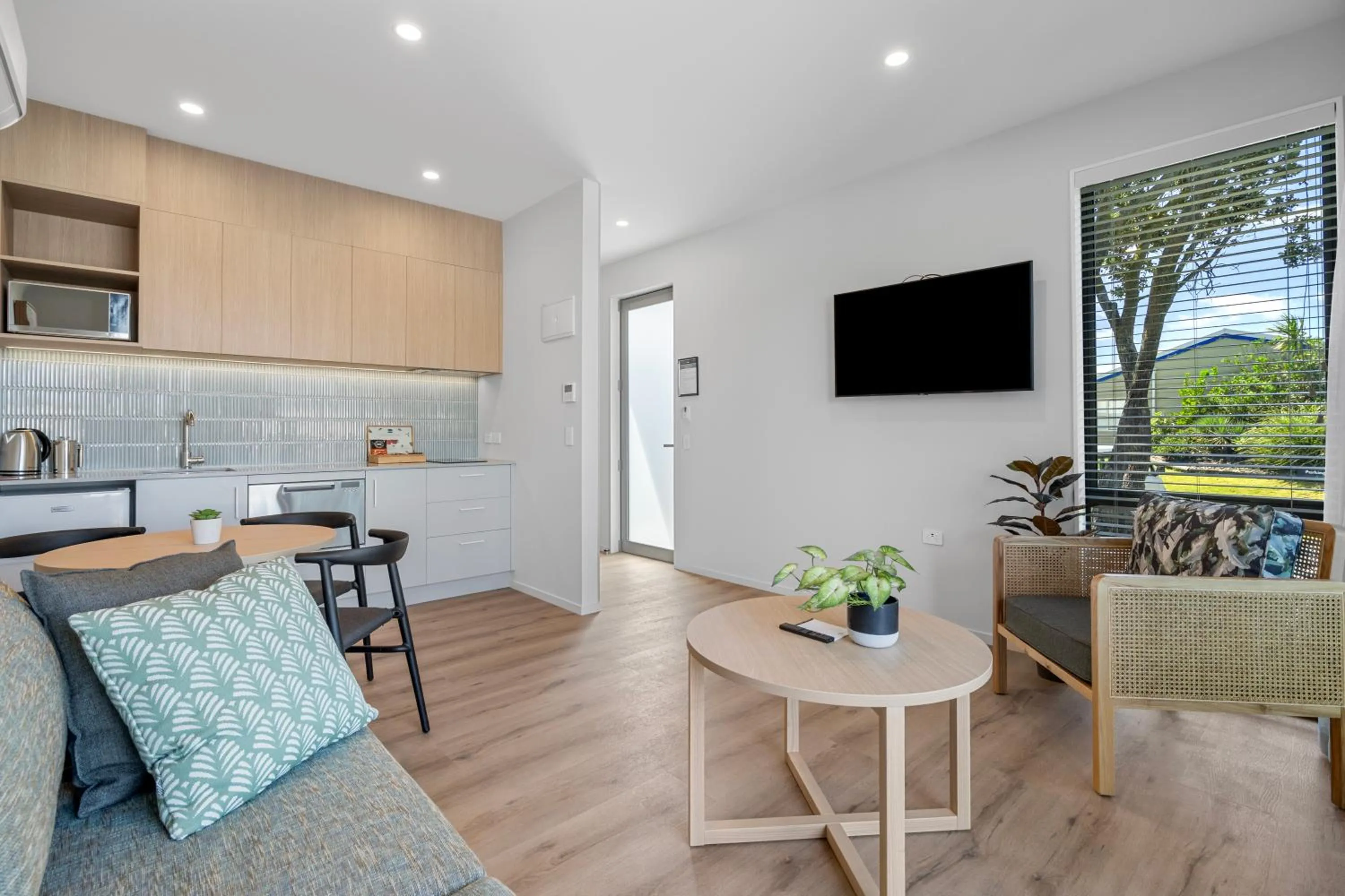 Living room in Tasman Holiday Parks - Papamoa Beach
