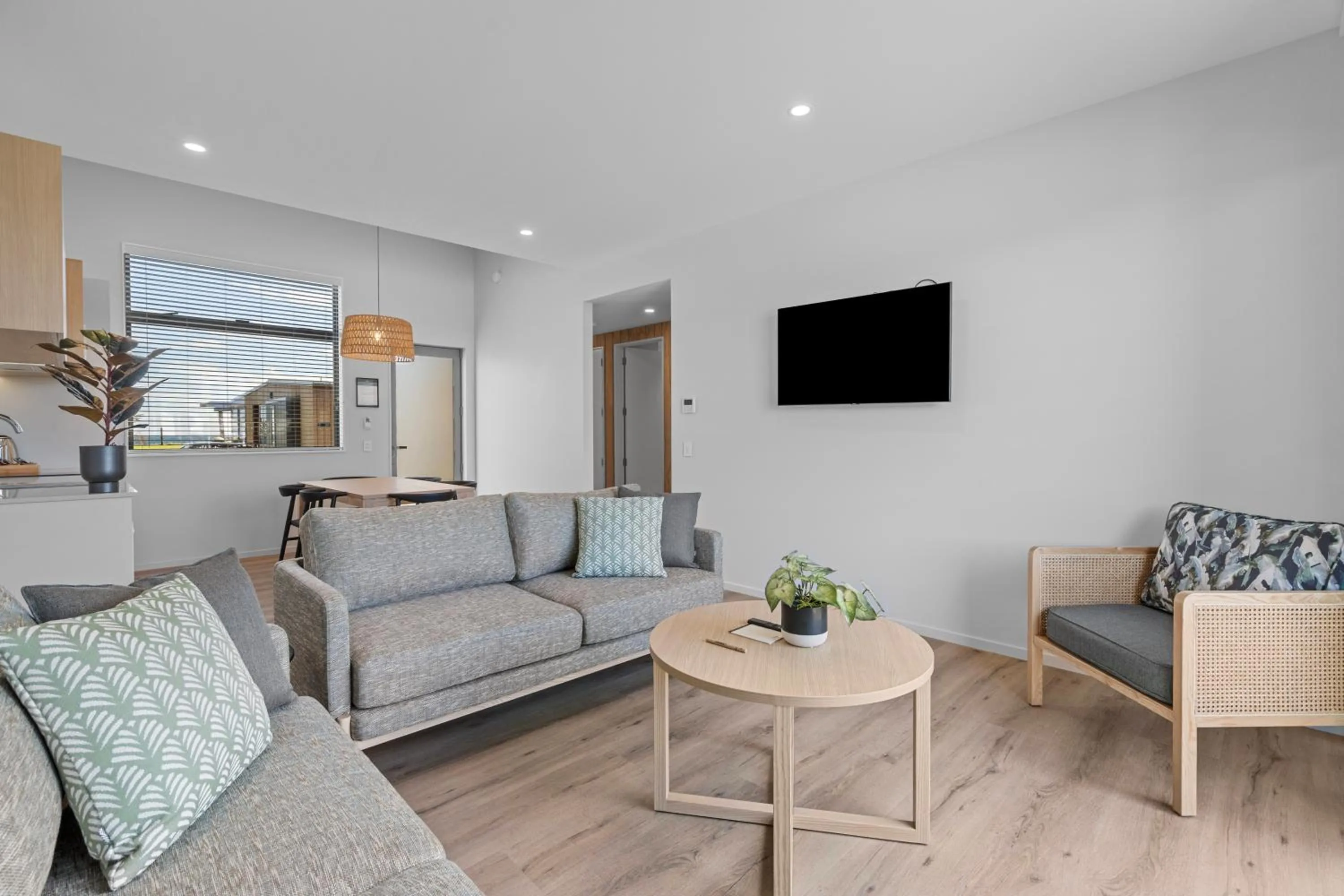 Living room in Tasman Holiday Parks - Papamoa Beach