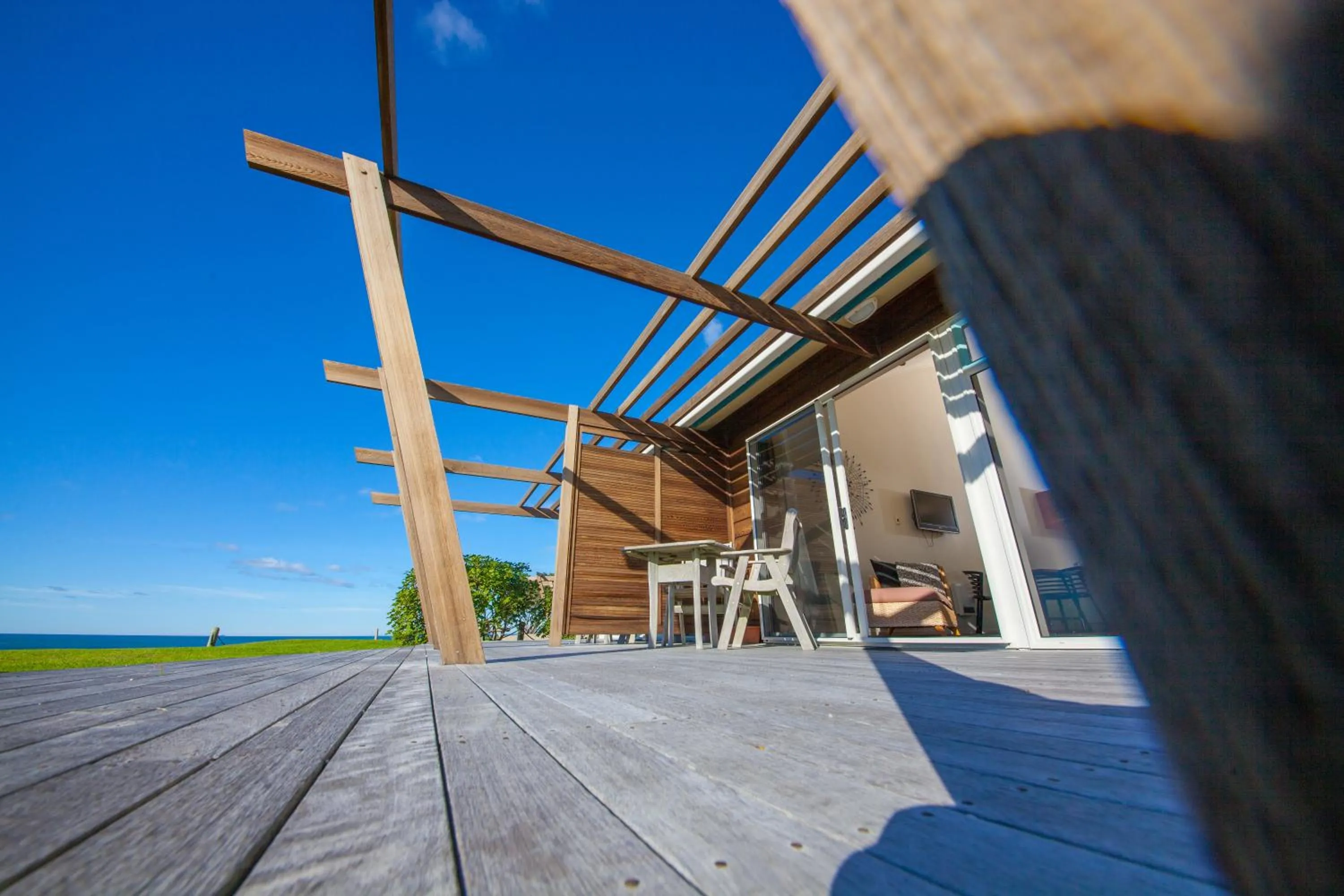Patio in Tasman Holiday Parks - Papamoa Beach