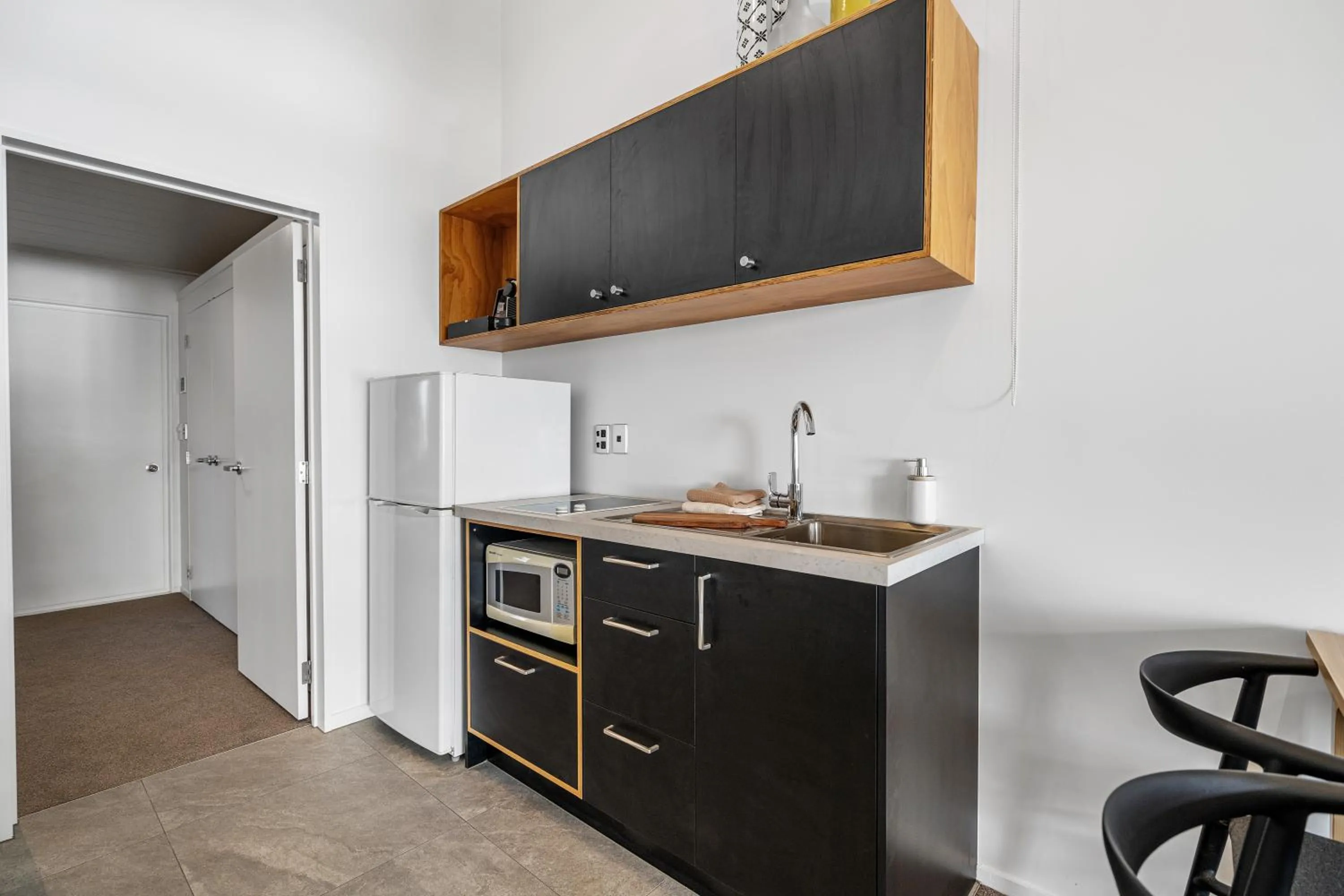 Kitchen or kitchenette in Tasman Holiday Parks - Papamoa Beach