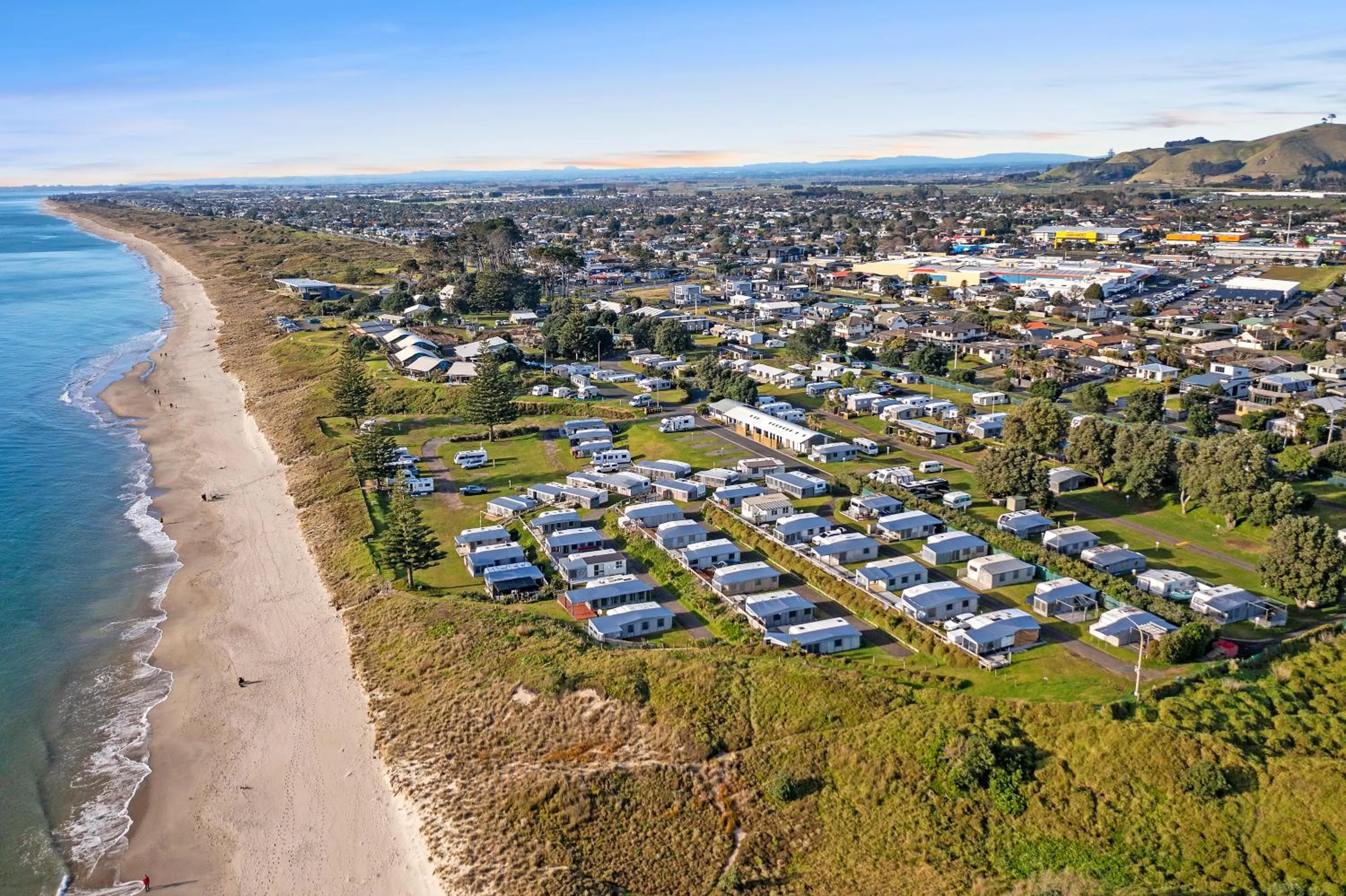 Nearby landmark in Tasman Holiday Parks - Papamoa Beach