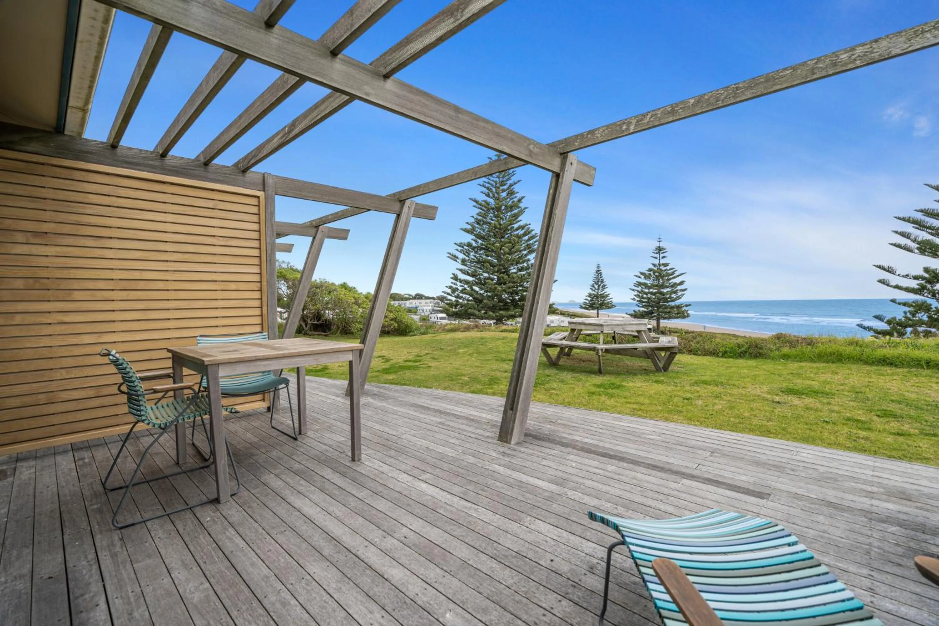 Balcony/Terrace in Tasman Holiday Parks - Papamoa Beach
