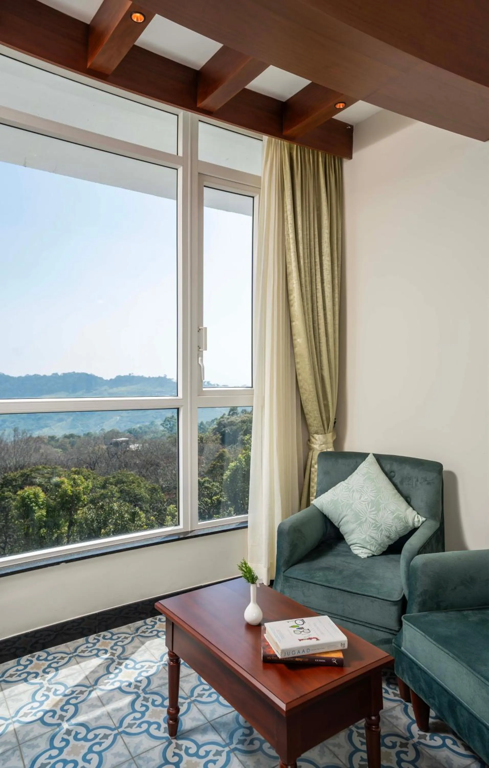 Seating area in Fort Munnar