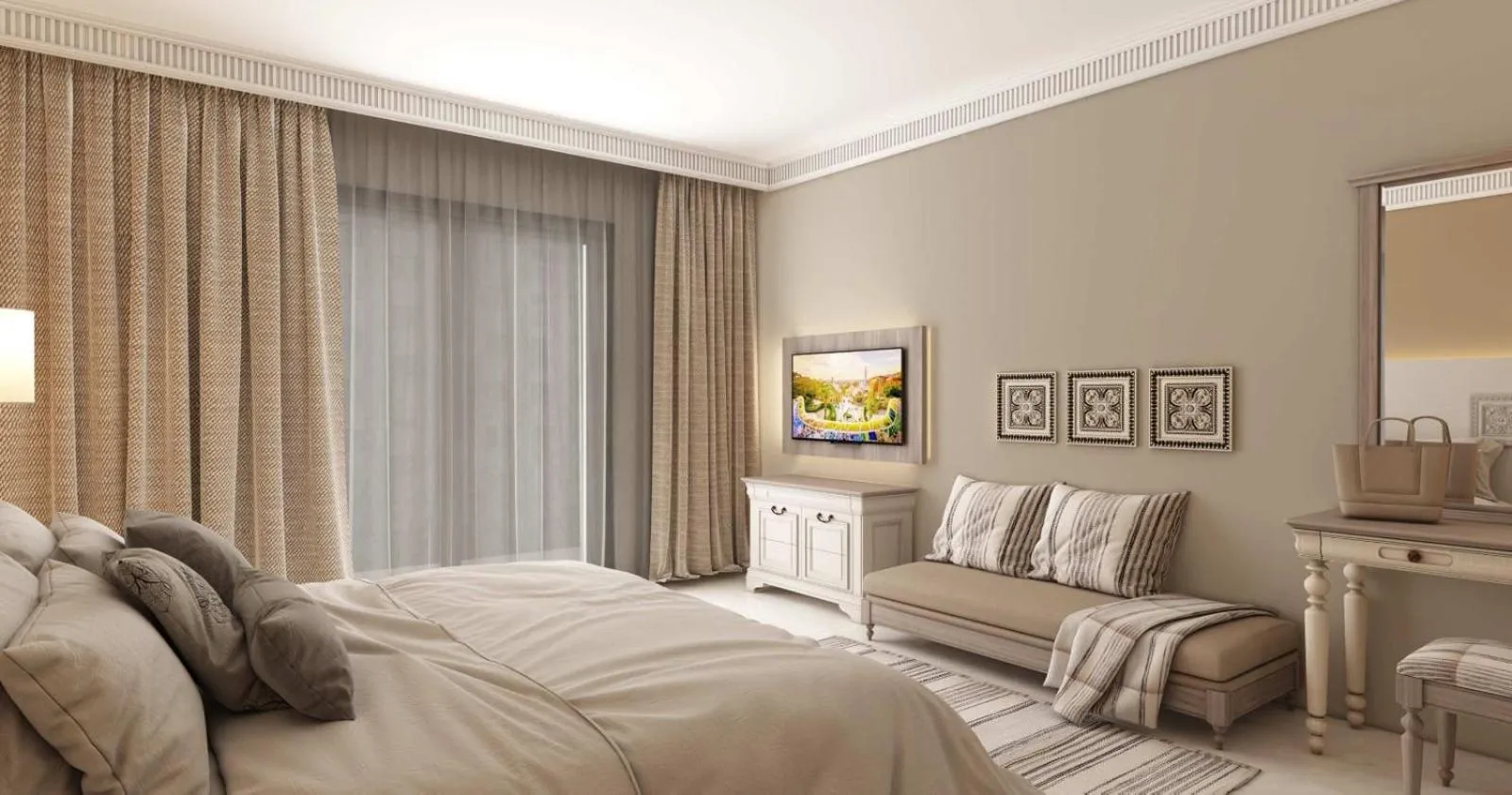 Bed in Alhambra Thalasso