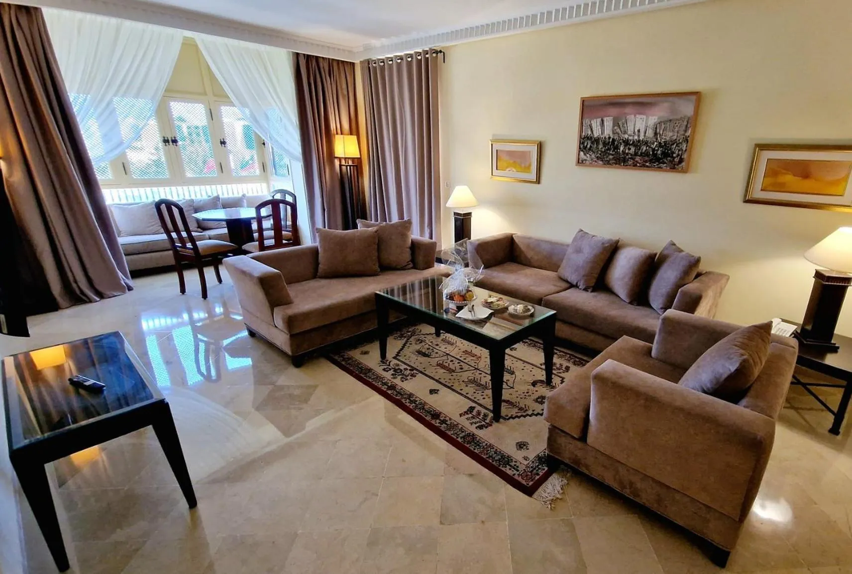 Living room in Alhambra Thalasso