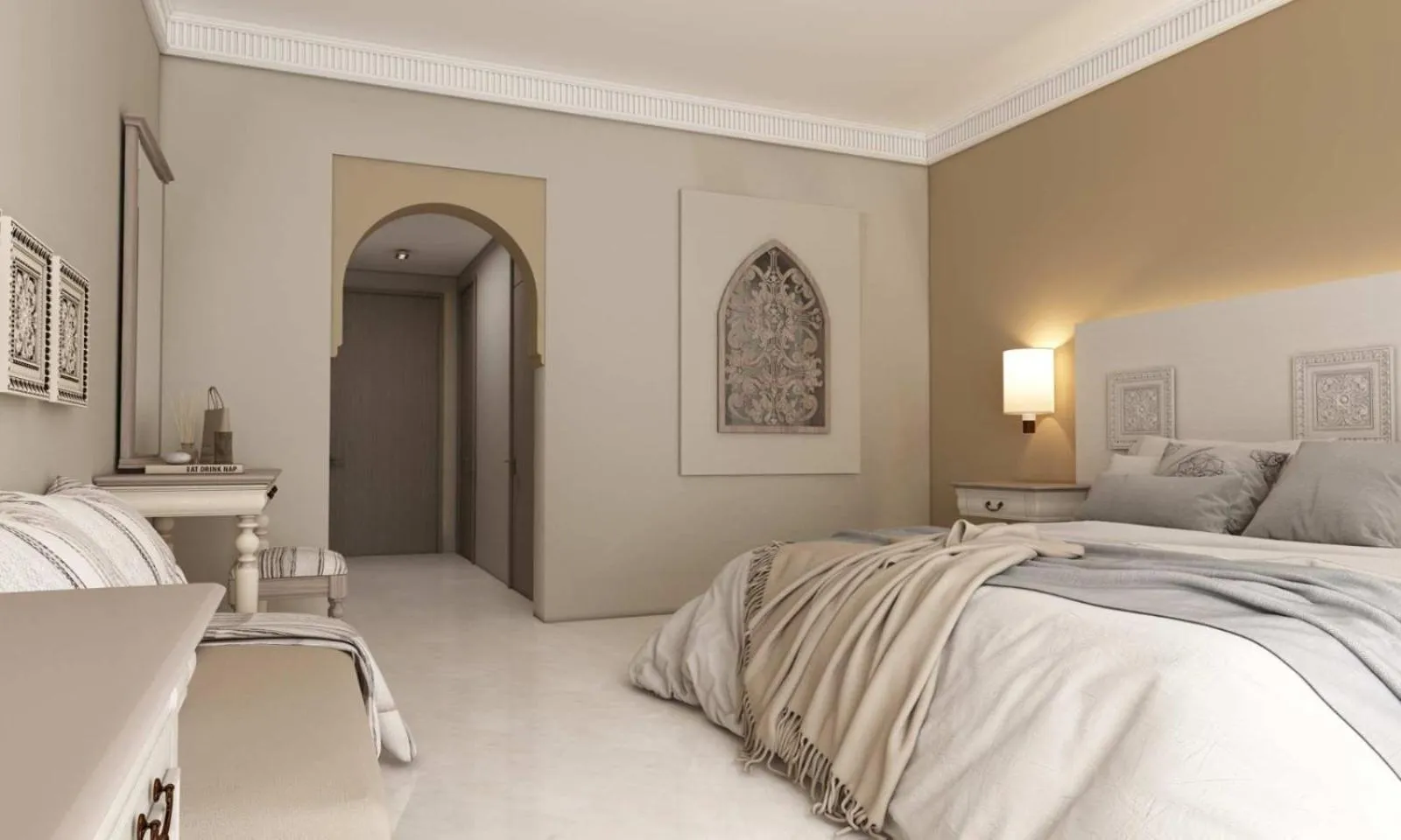 Bed in Alhambra Thalasso