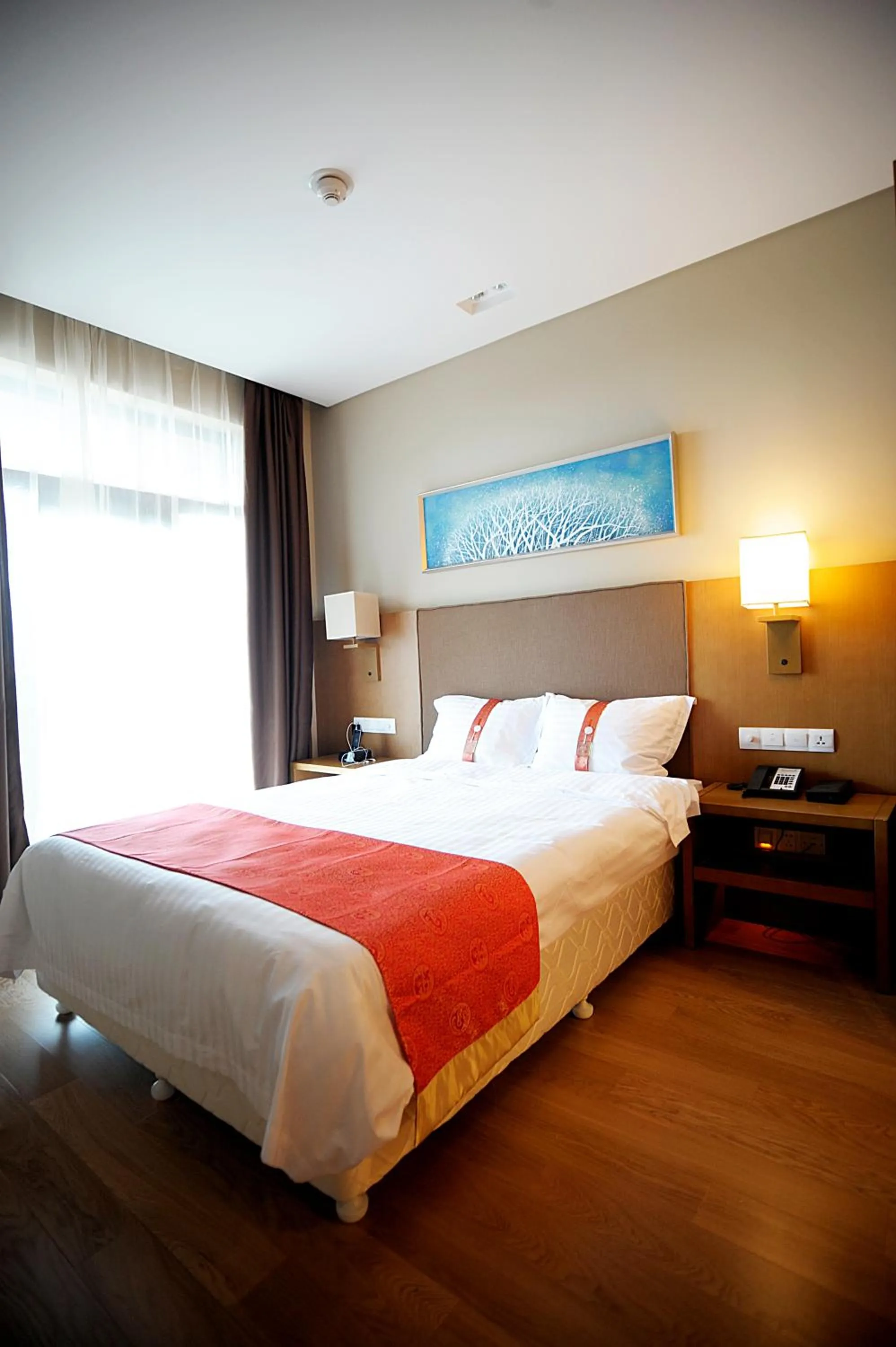 Bed in Wanda Jin Suites Changbaishan