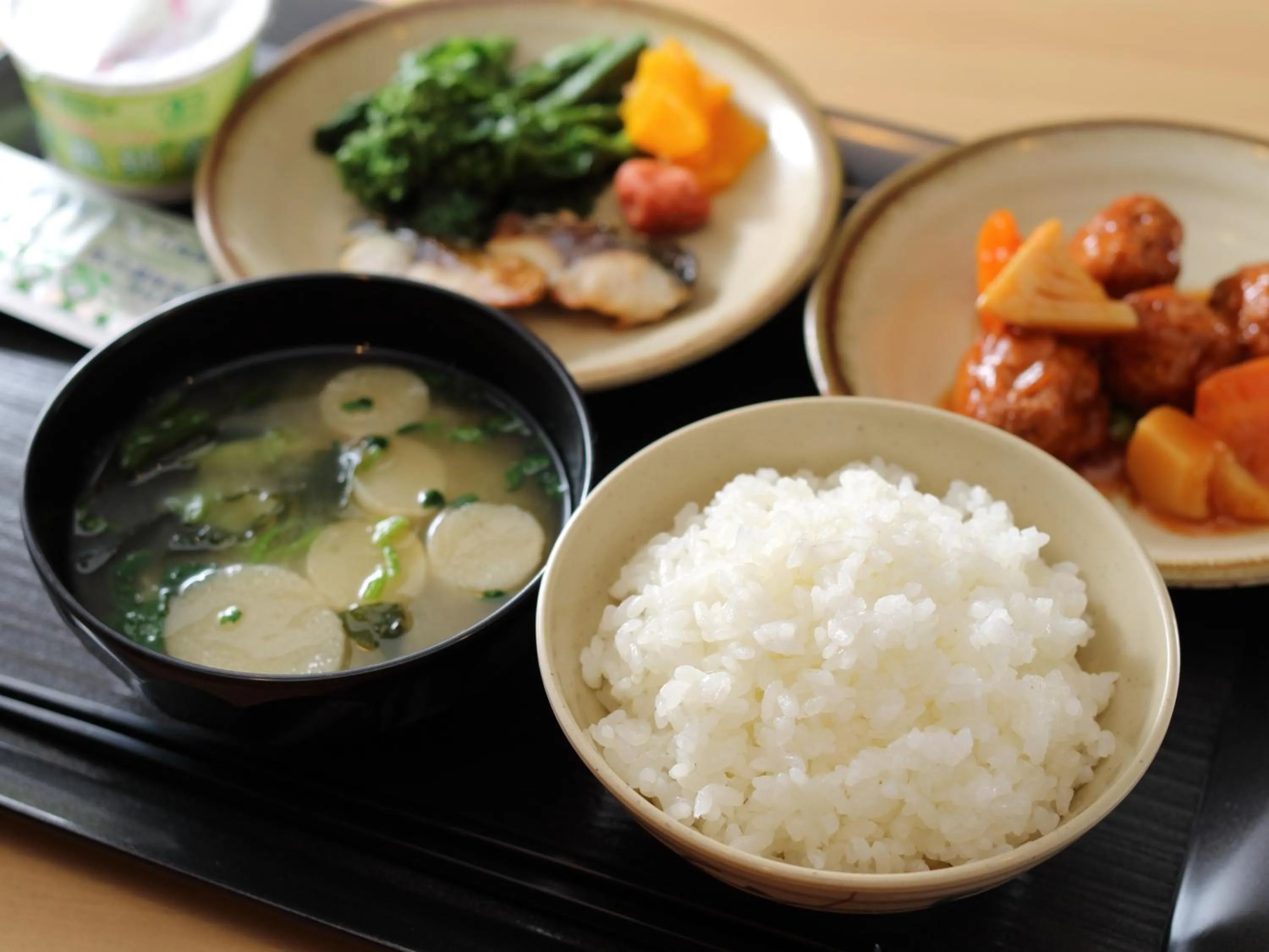 Buffet breakfast in Super Hotel Midosujisen Esaka