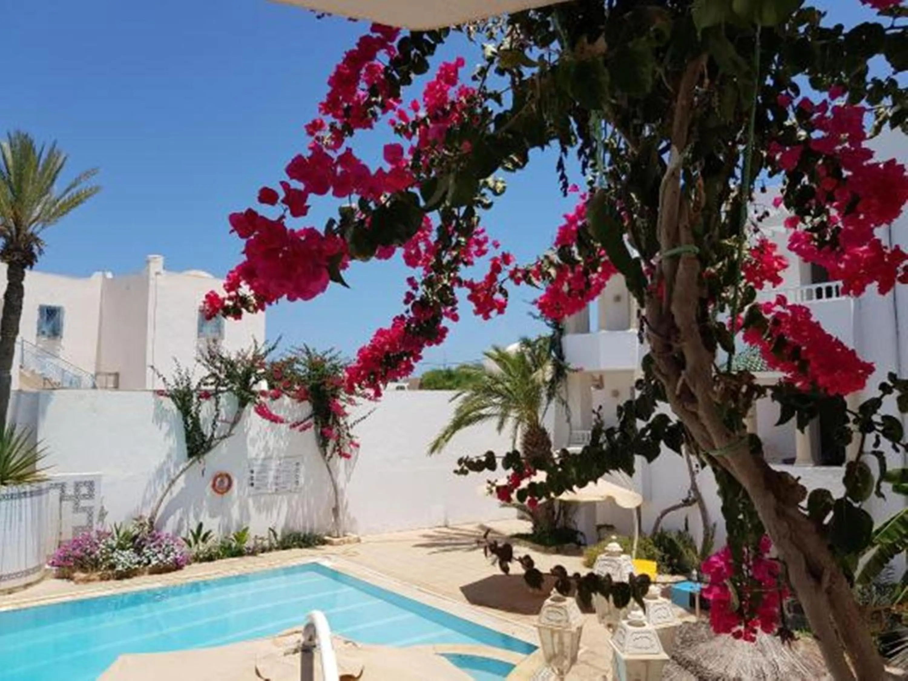 Pool view in Hotel Djerba Orient