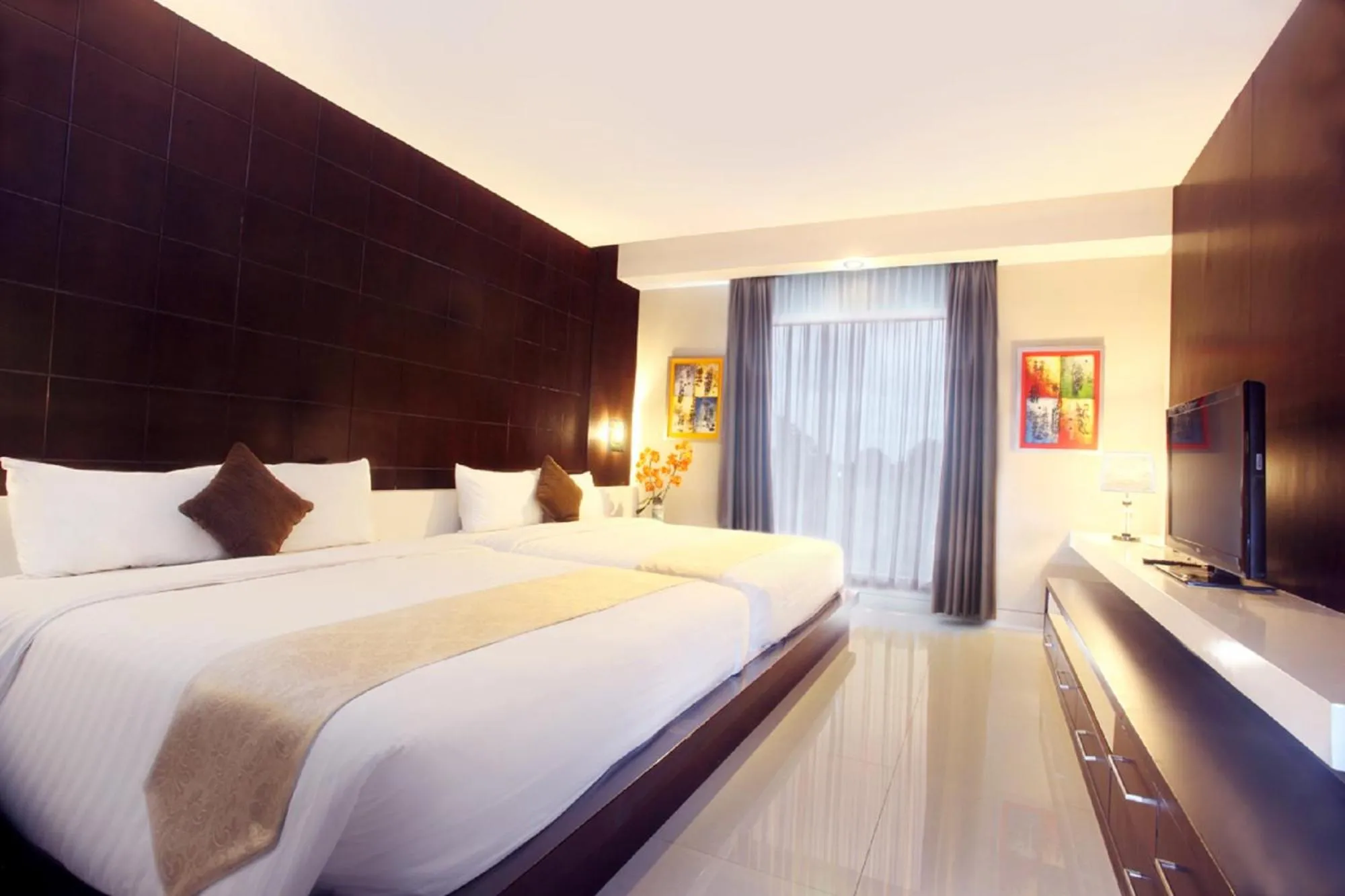 Bed in Grand Hatika Hotel