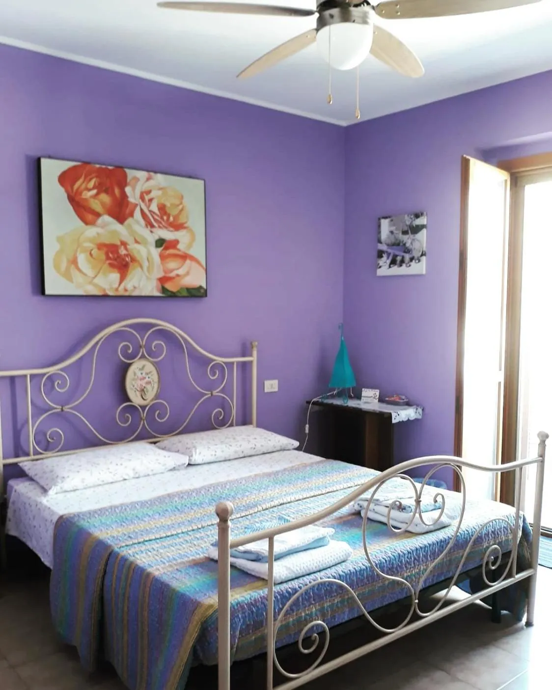 Bedroom, Bed in B&B La Villetta