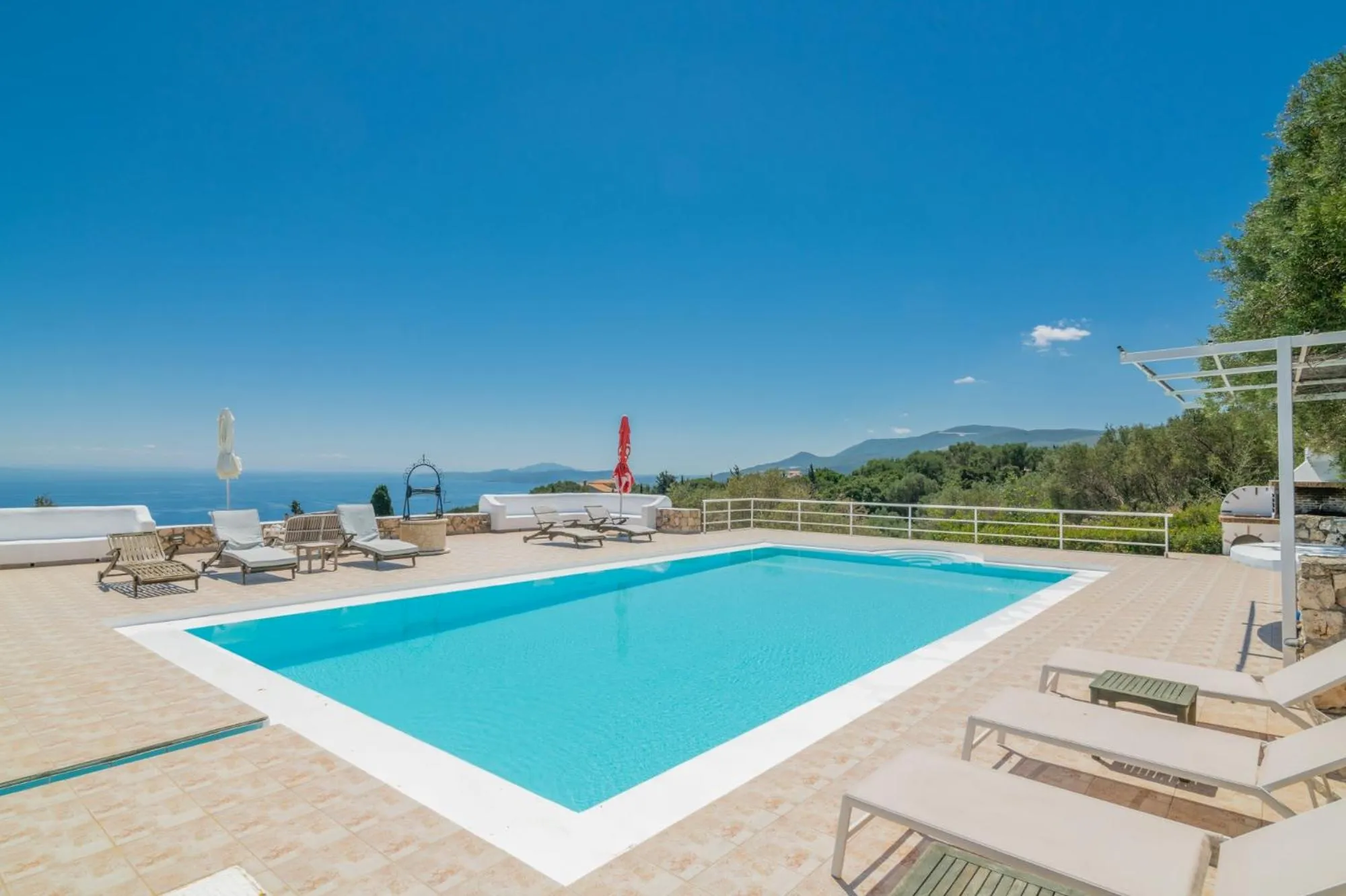 Swimming pool in Armyra Villas - Apartments with Sea Views & Shared Pool