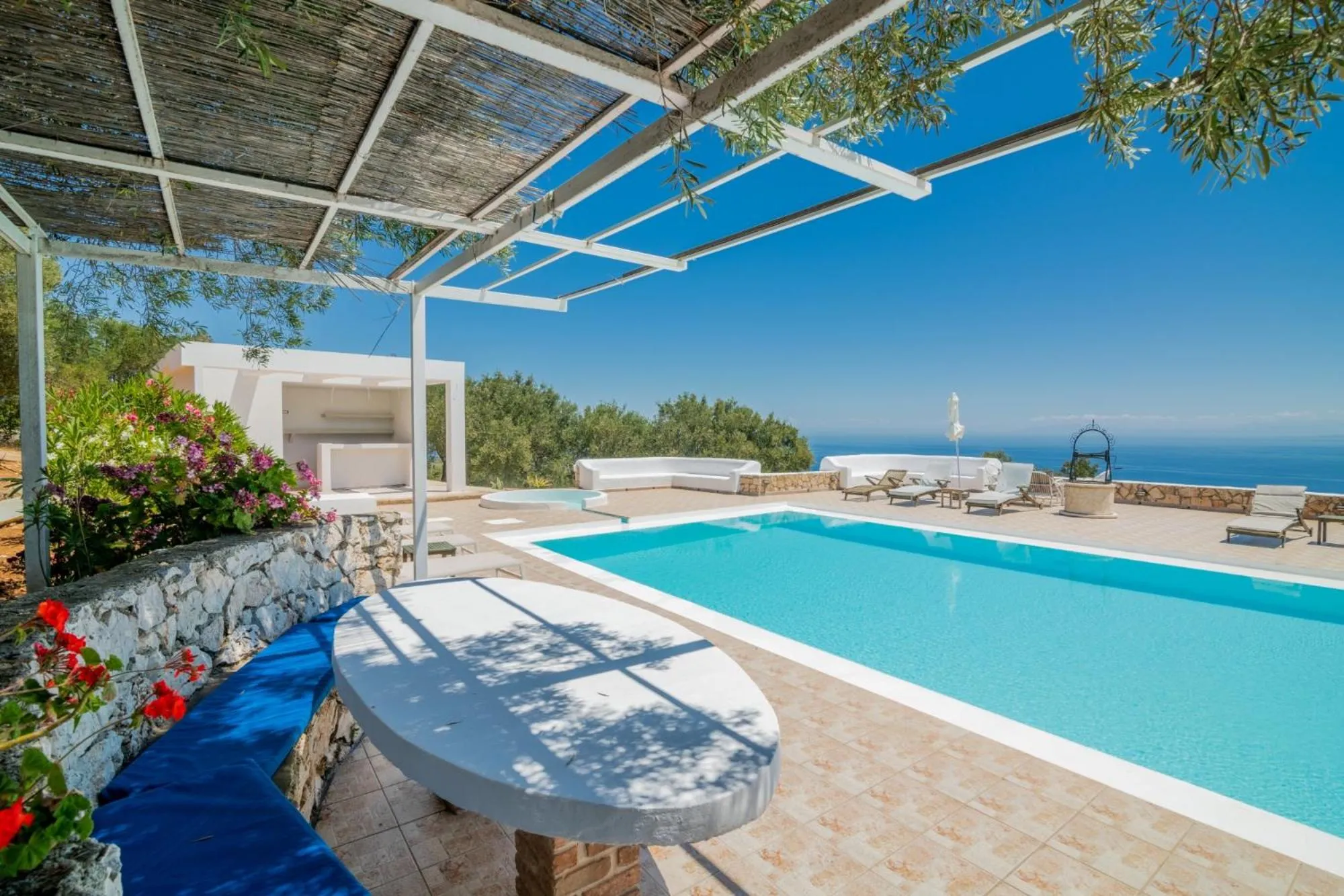 Swimming pool in Armyra Villas - Apartments with Sea Views & Shared Pool