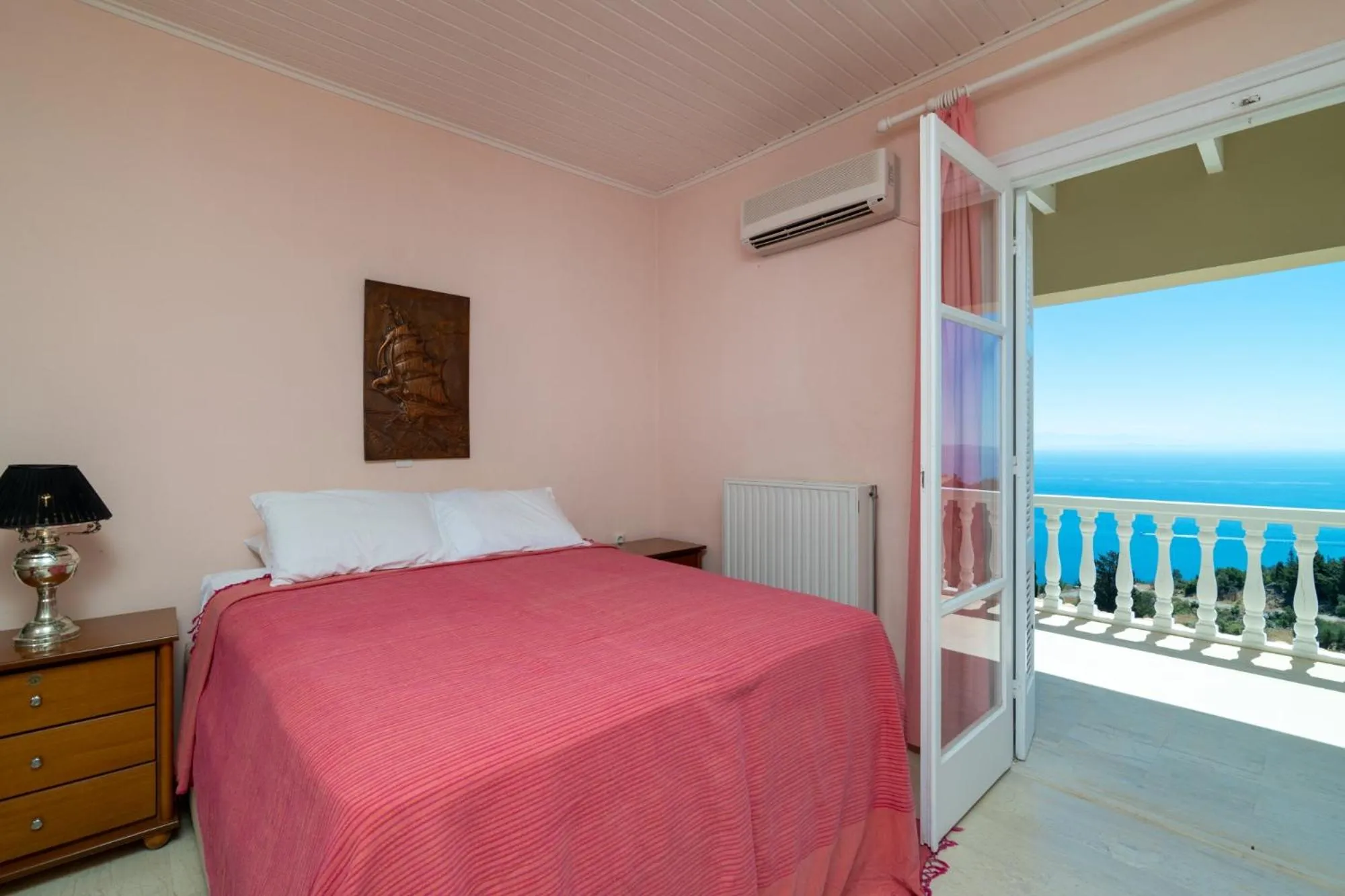 Bedroom, Bed in Armyra Villas - Apartments with Sea Views & Shared Pool