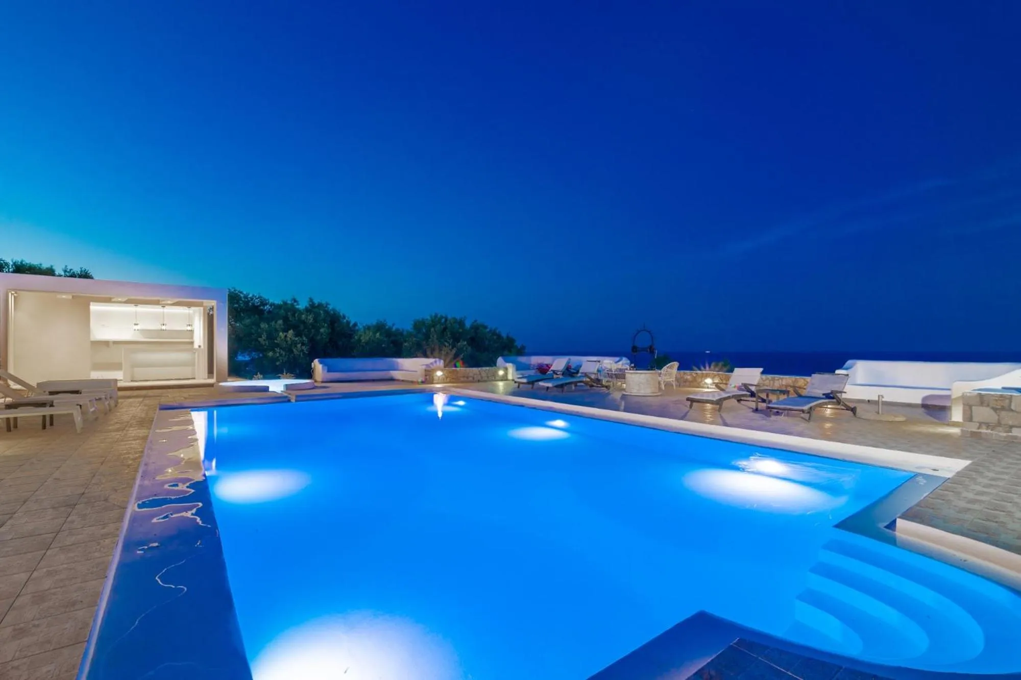 Swimming pool in Armyra Villas - Apartments with Sea Views & Shared Pool