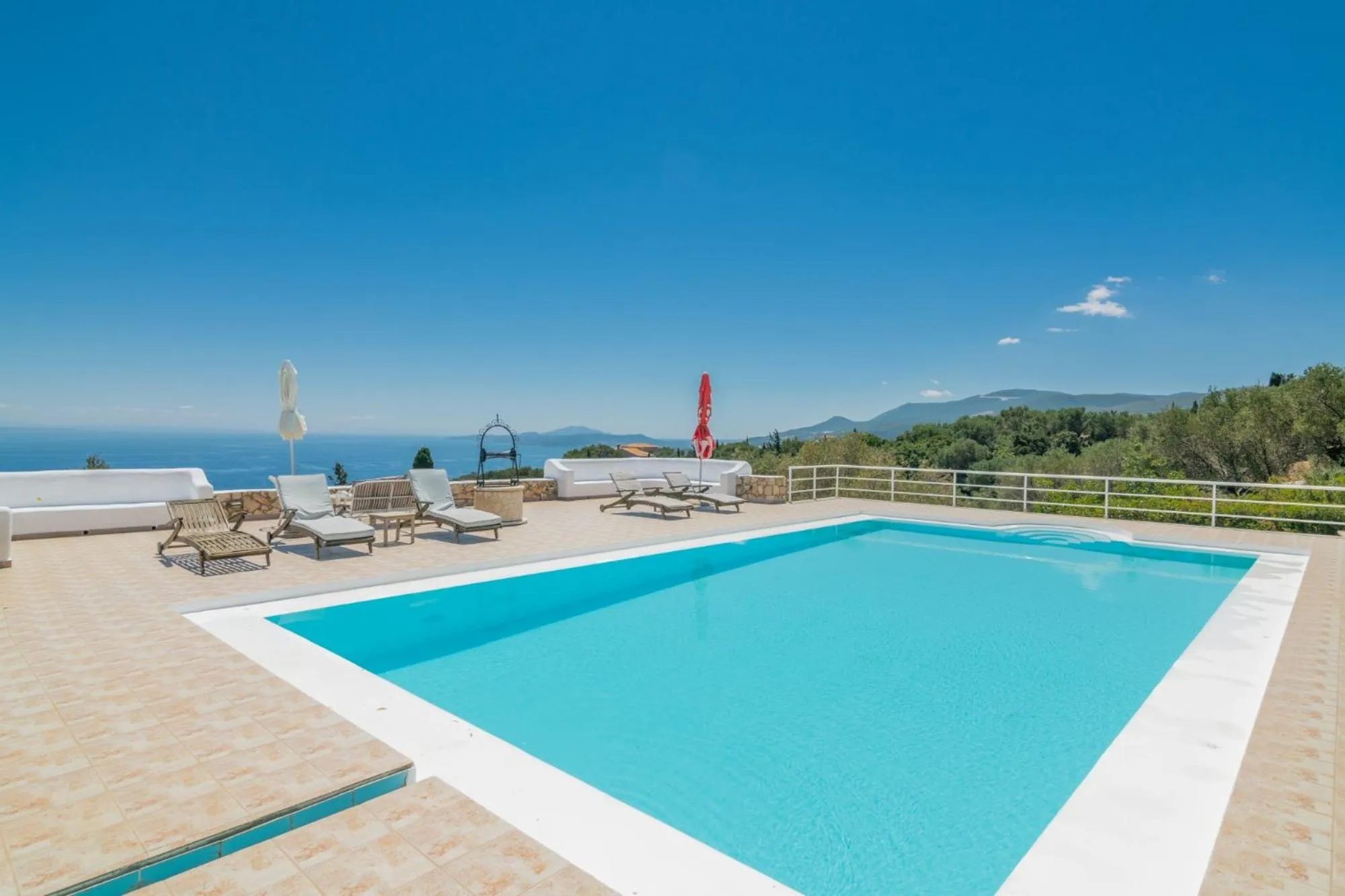 Swimming pool in Armyra Villas - Apartments with Sea Views & Shared Pool